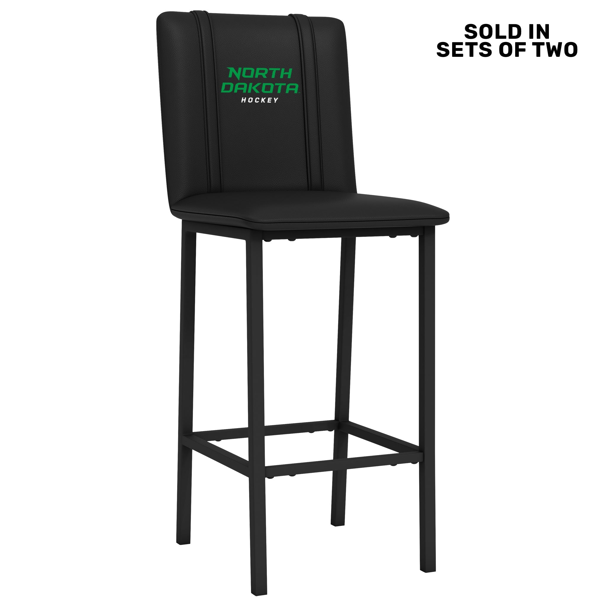 Bar Stool 500 with University of North Dakota Hockey Logo Set of 2
