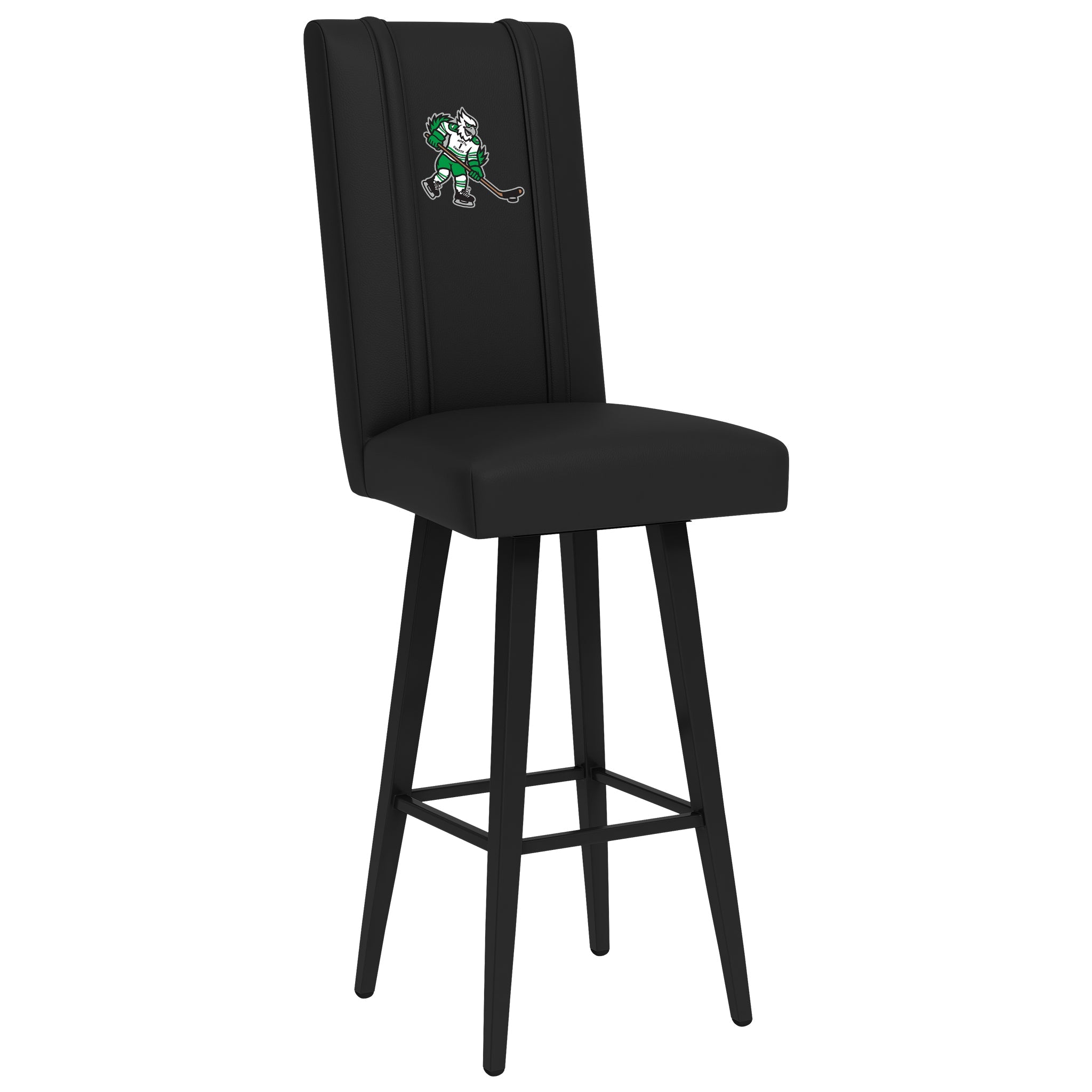 Swivel Bar Stool 2000 with University of North Dakota Hockey Mascot Logo