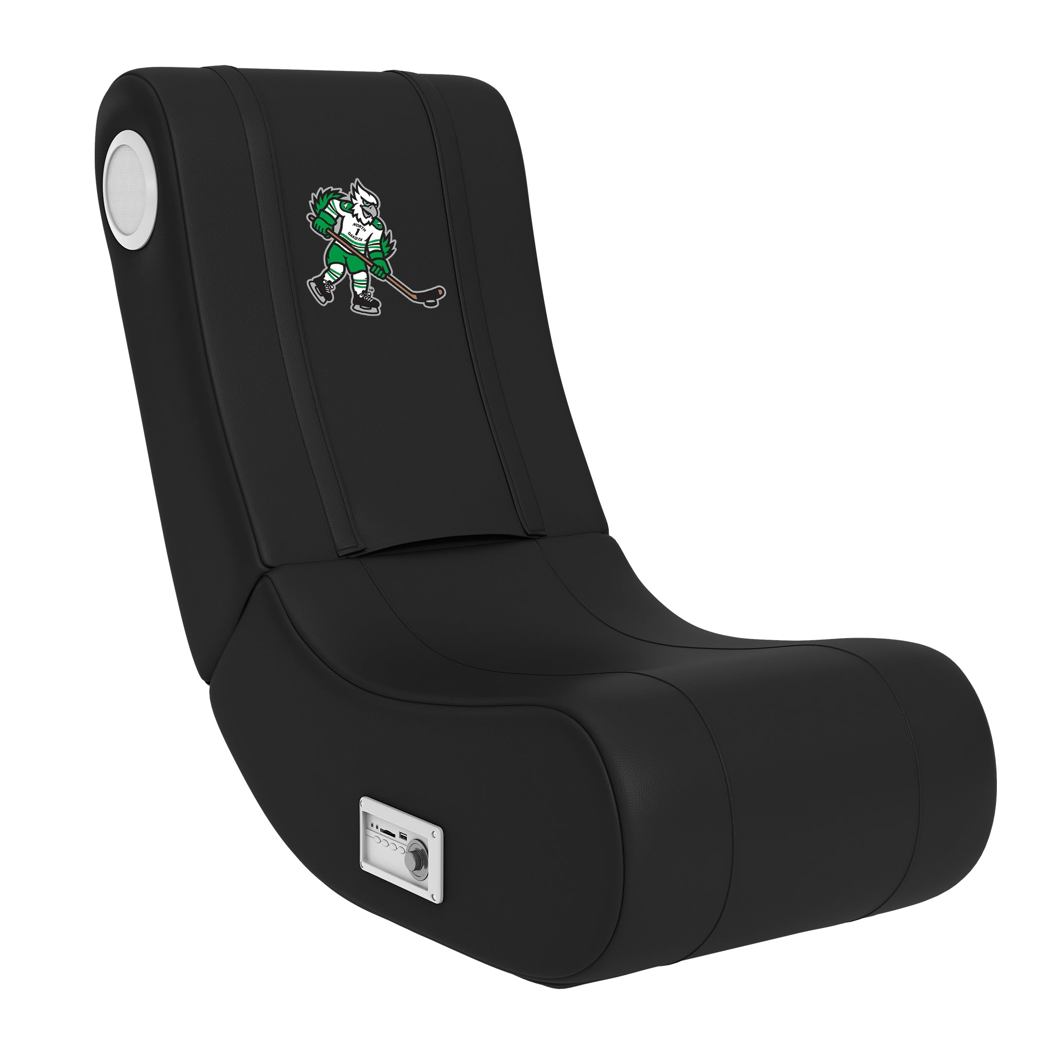 Game Rocker 100 with University of North Dakota Hockey Mascot Logo
