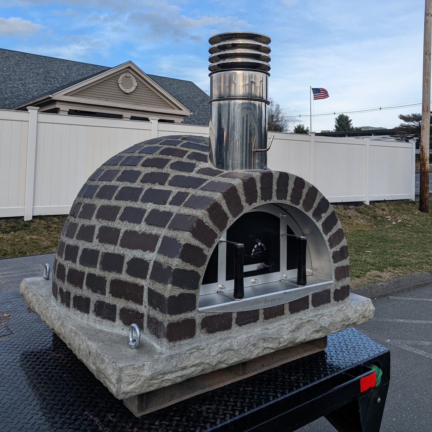 Traditional Wood Fired Brick Pizza Oven - Blacksmith