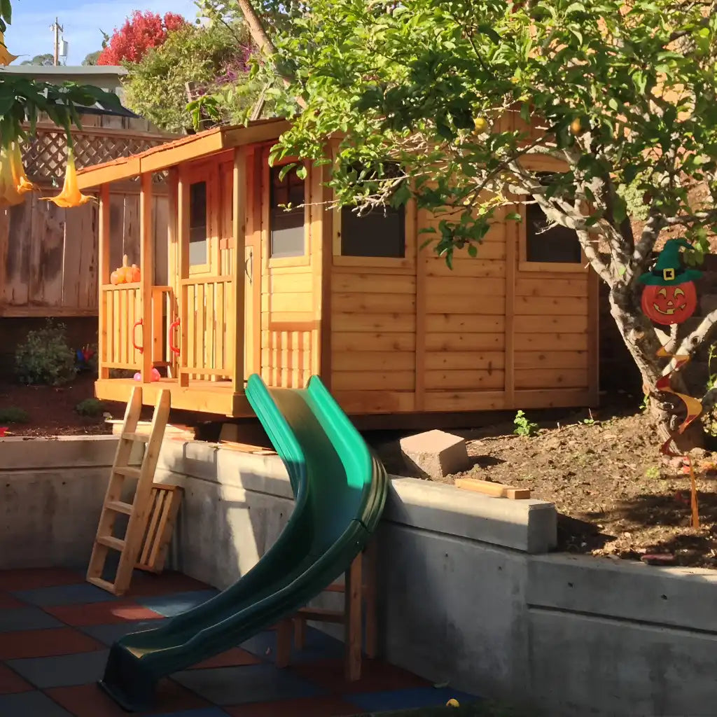Outdoor Living Today 7x9 Cozy Cabin Playhouse Kit