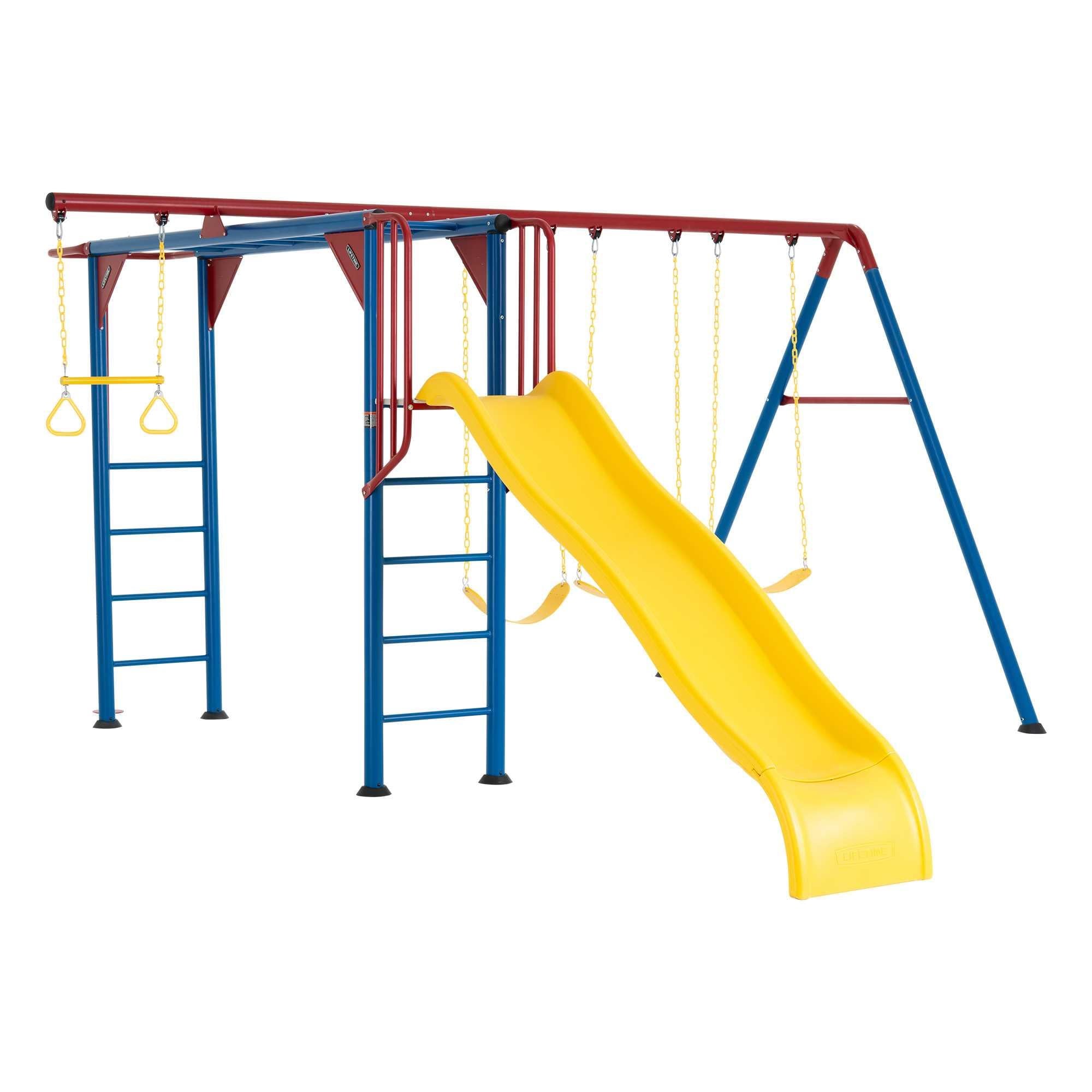 Lifetime Monkey Bar Adventure Swing Set (Primary) - 91022