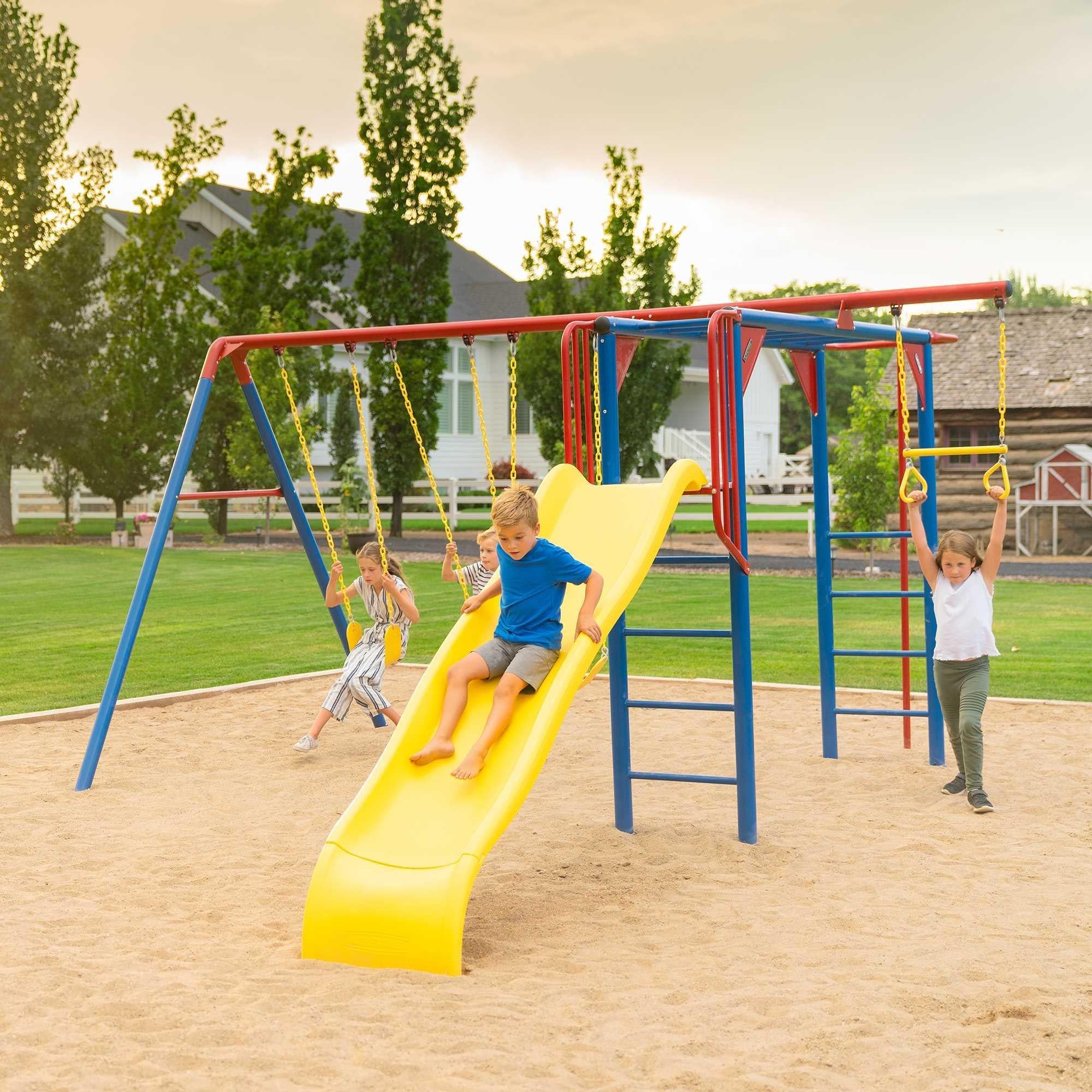 Lifetime Monkey Bar Adventure Swing Set (Primary) - 91022