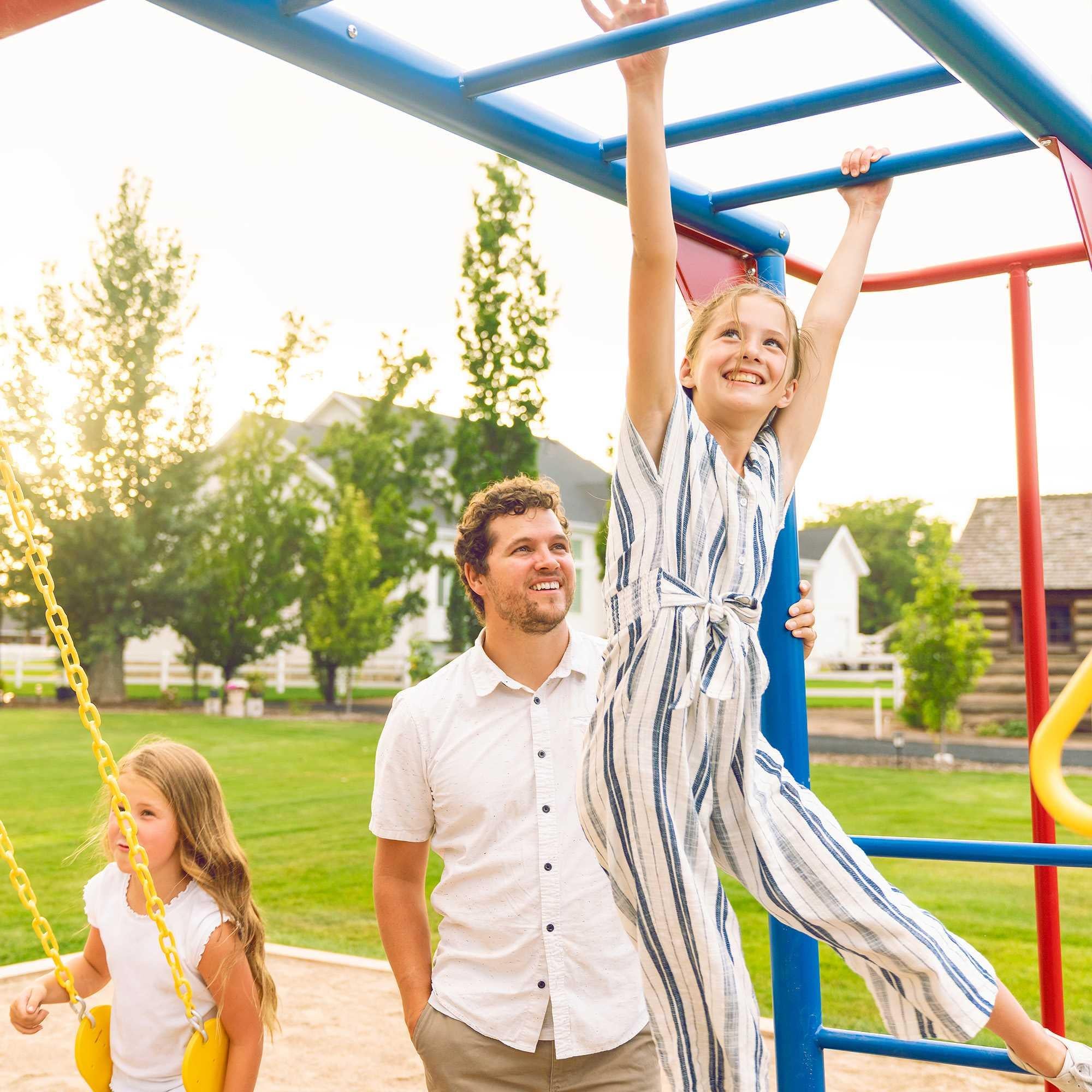 Lifetime Monkey Bar Adventure Swing Set (Primary) - 91022
