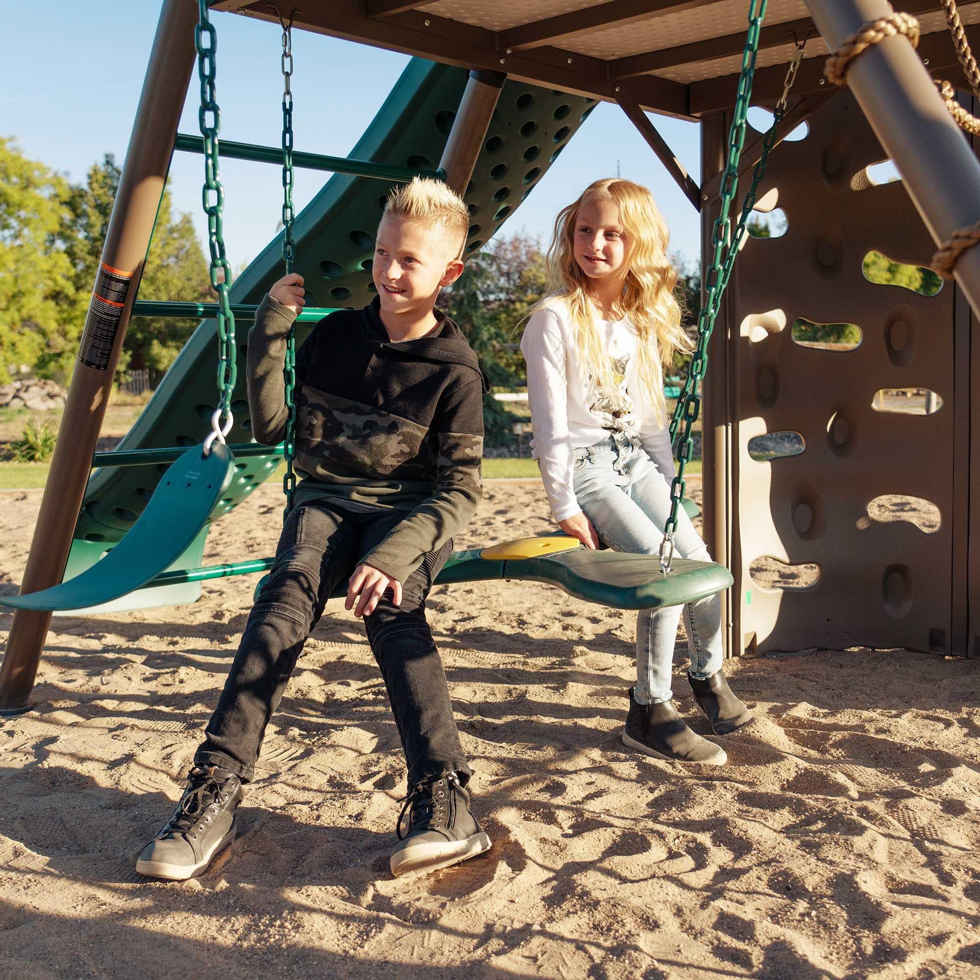 Lifetime Big Stuff Swing Set (Earthtone) - 91069