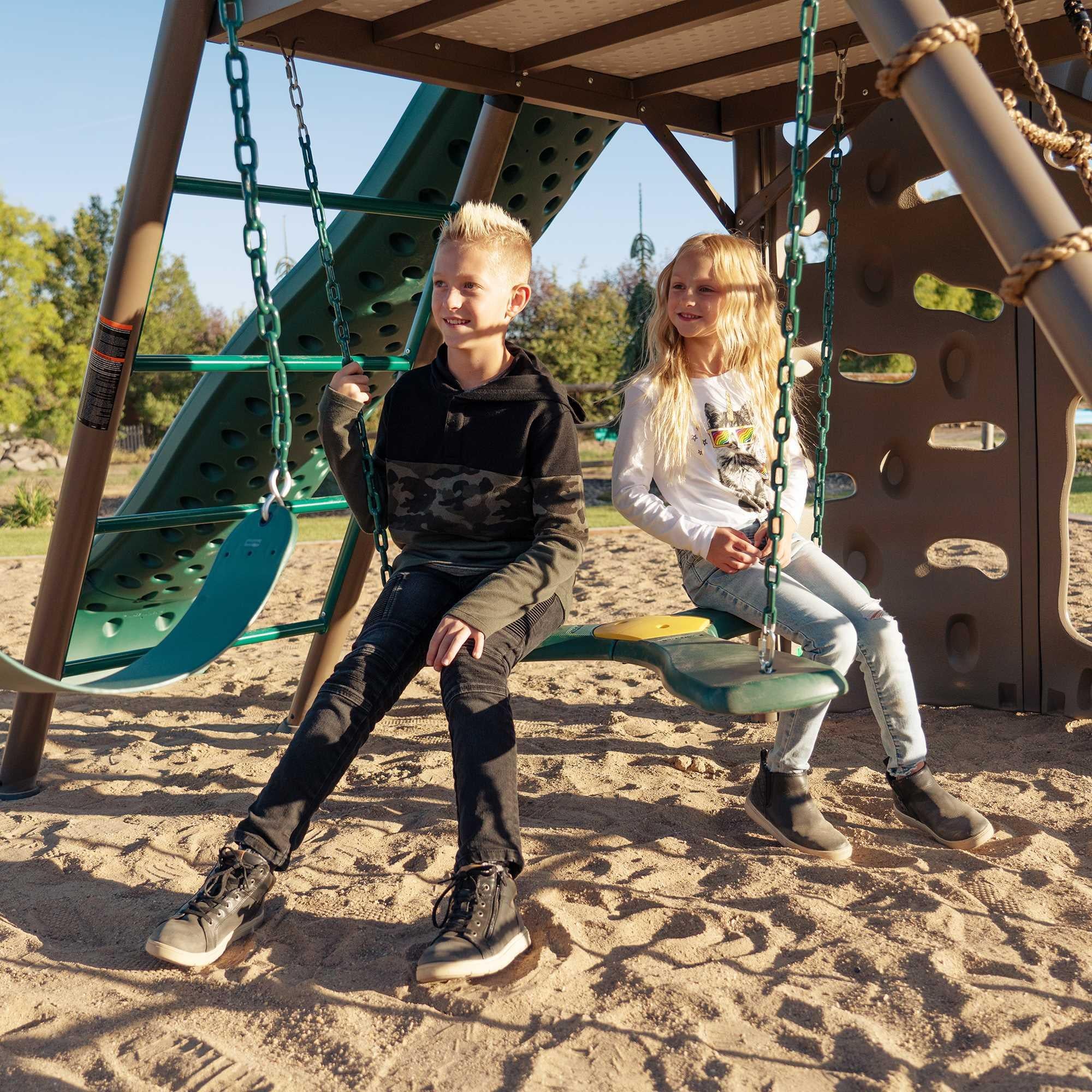 Lifetime Big Stuff Swing Set (Earthtone) - 91069