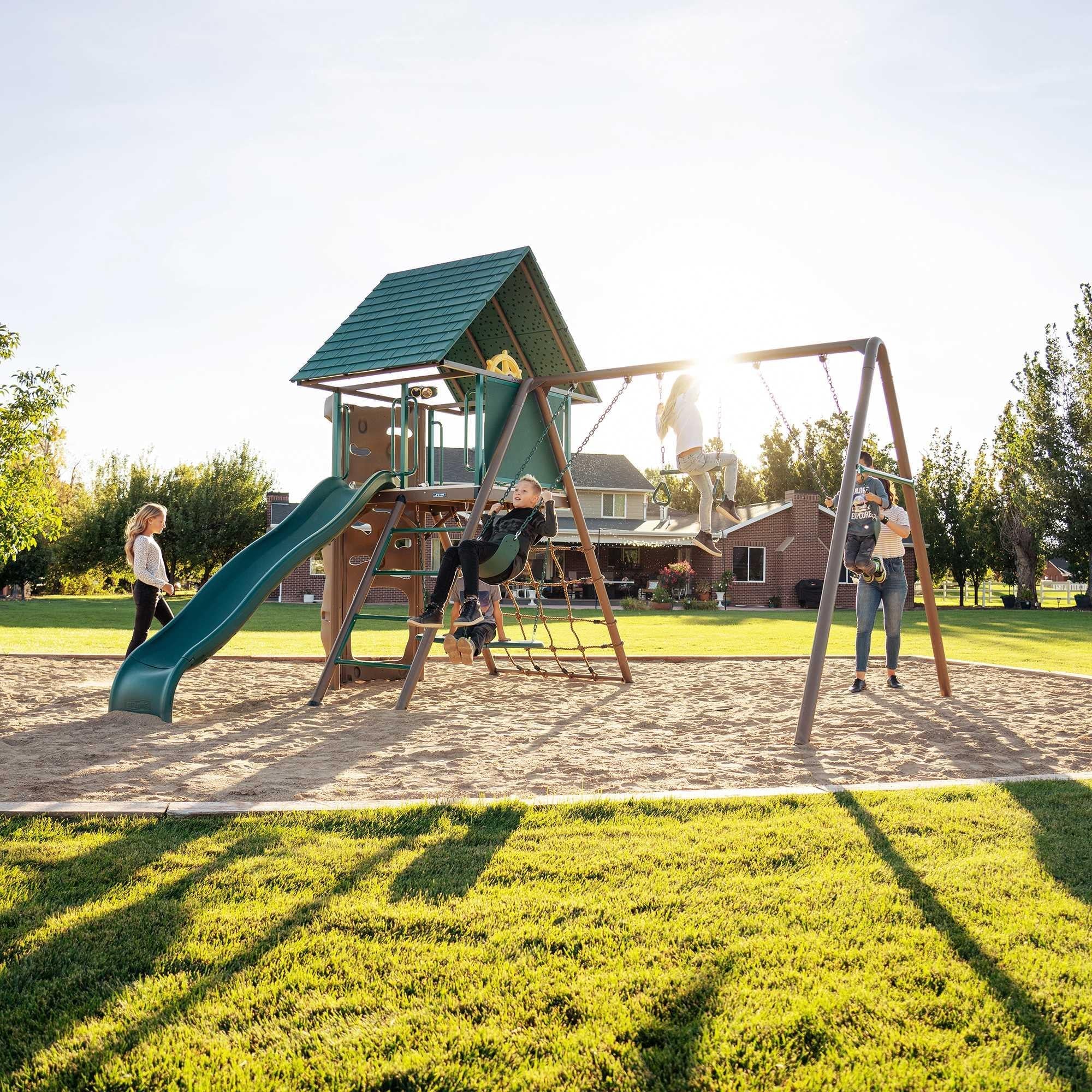 Lifetime Big Stuff Swing Set (Earthtone) - 91069