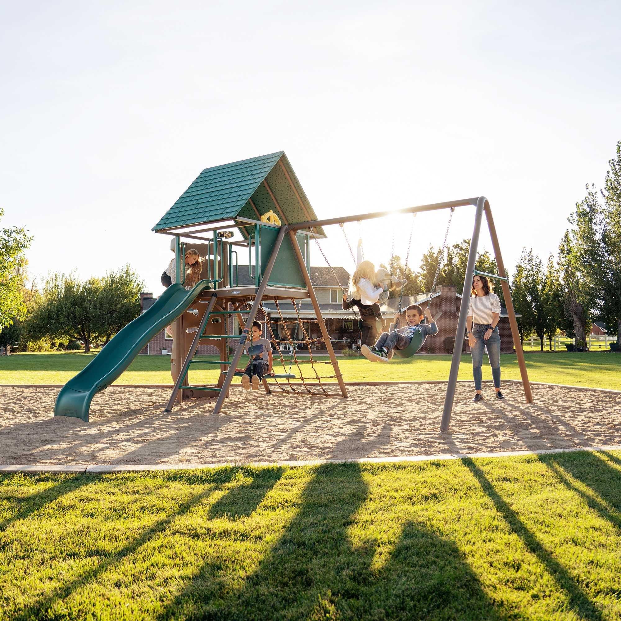 Lifetime Big Stuff Swing Set (Earthtone) - 91069