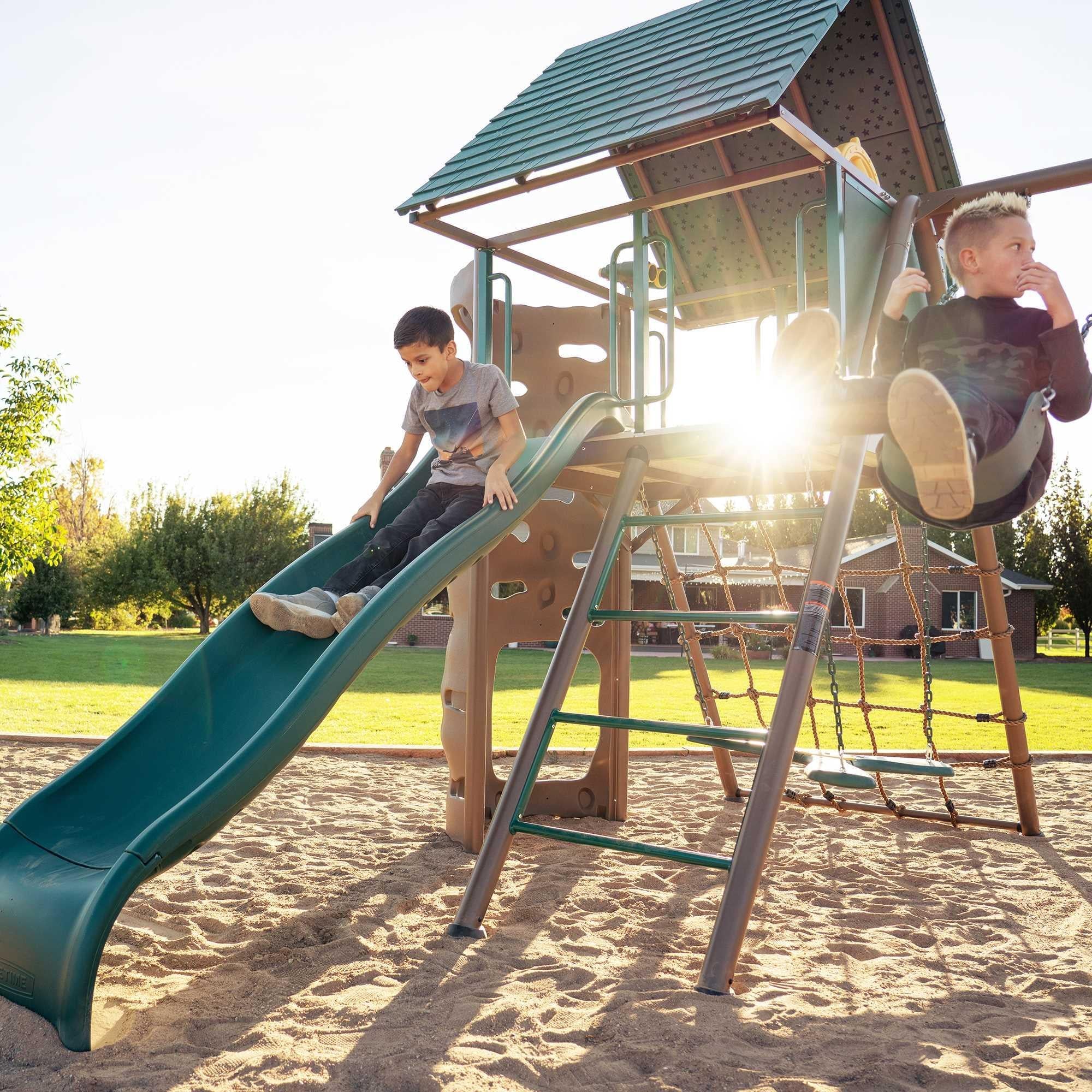 Lifetime Big Stuff Swing Set (Earthtone) - 91069