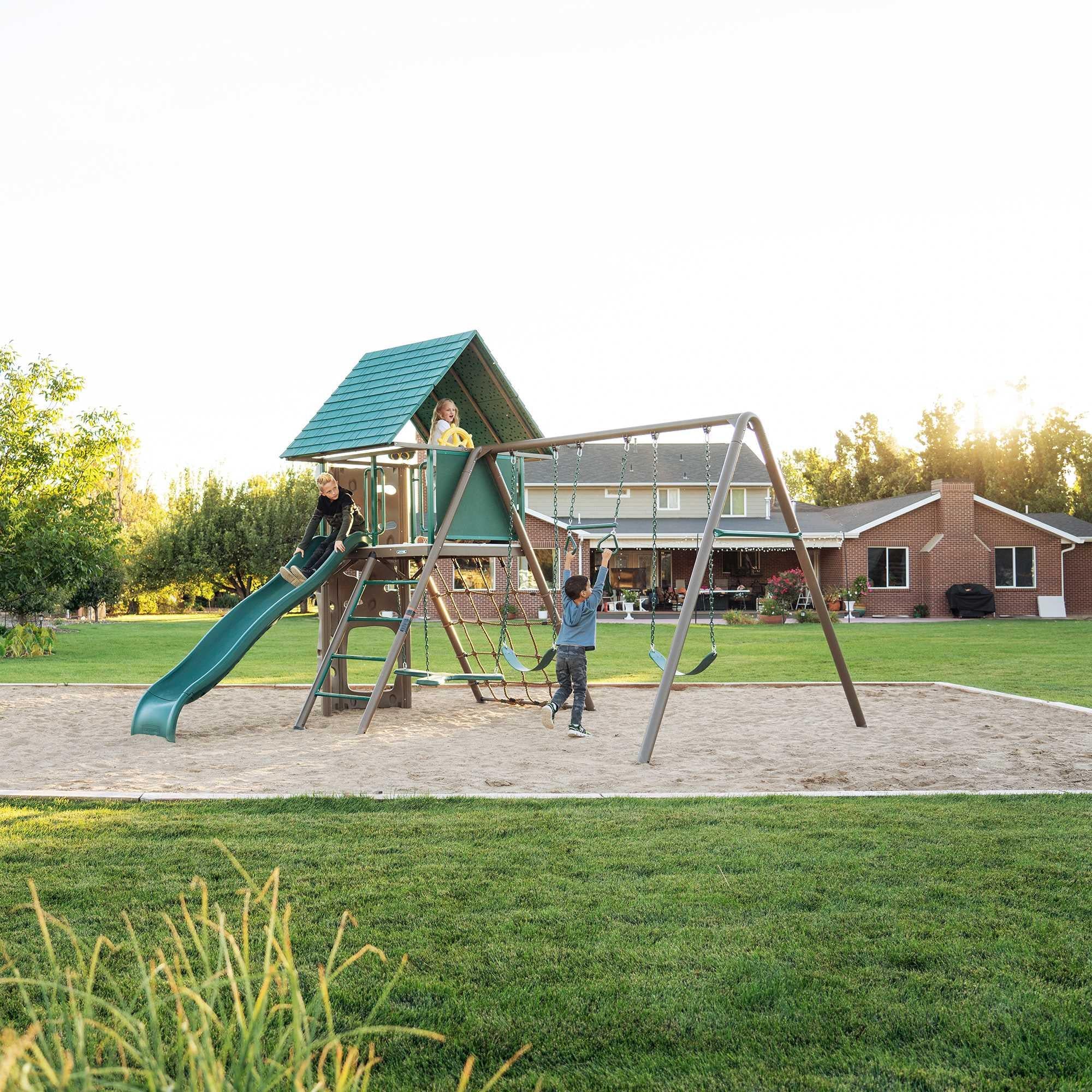Lifetime Big Stuff Swing Set (Earthtone) - 91069