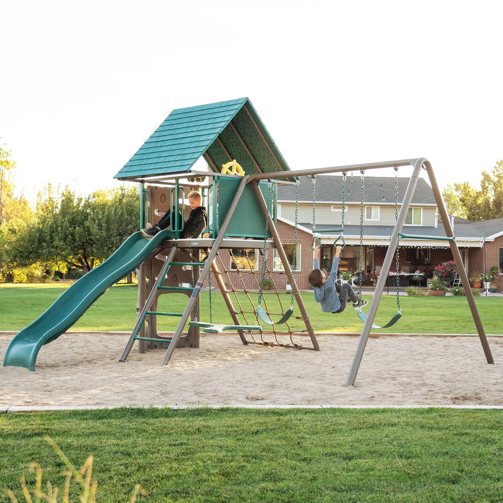 Lifetime Big Stuff Swing Set (Earthtone) - 91069