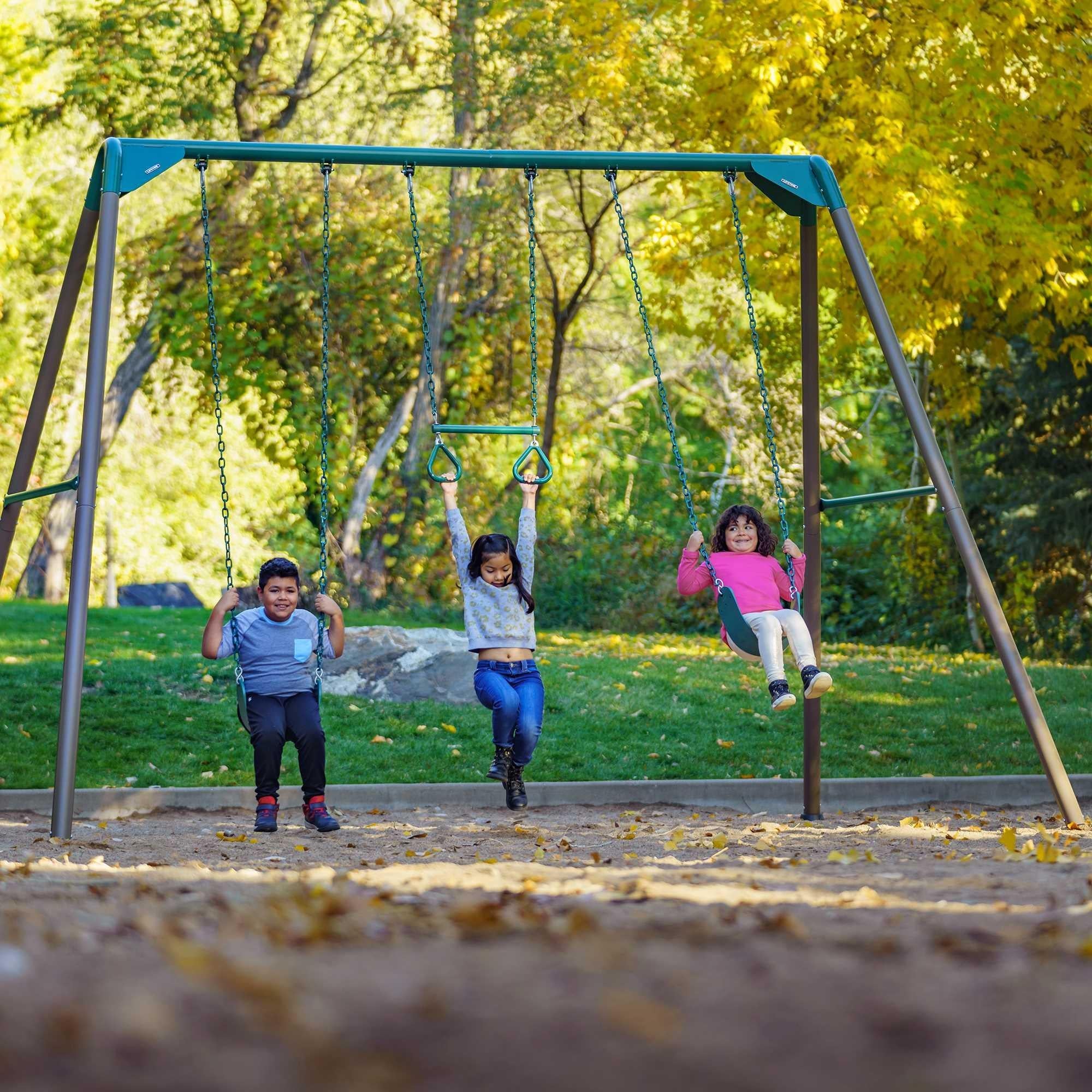 Lifetime Metal Swing Set (Earthtone) - 91137