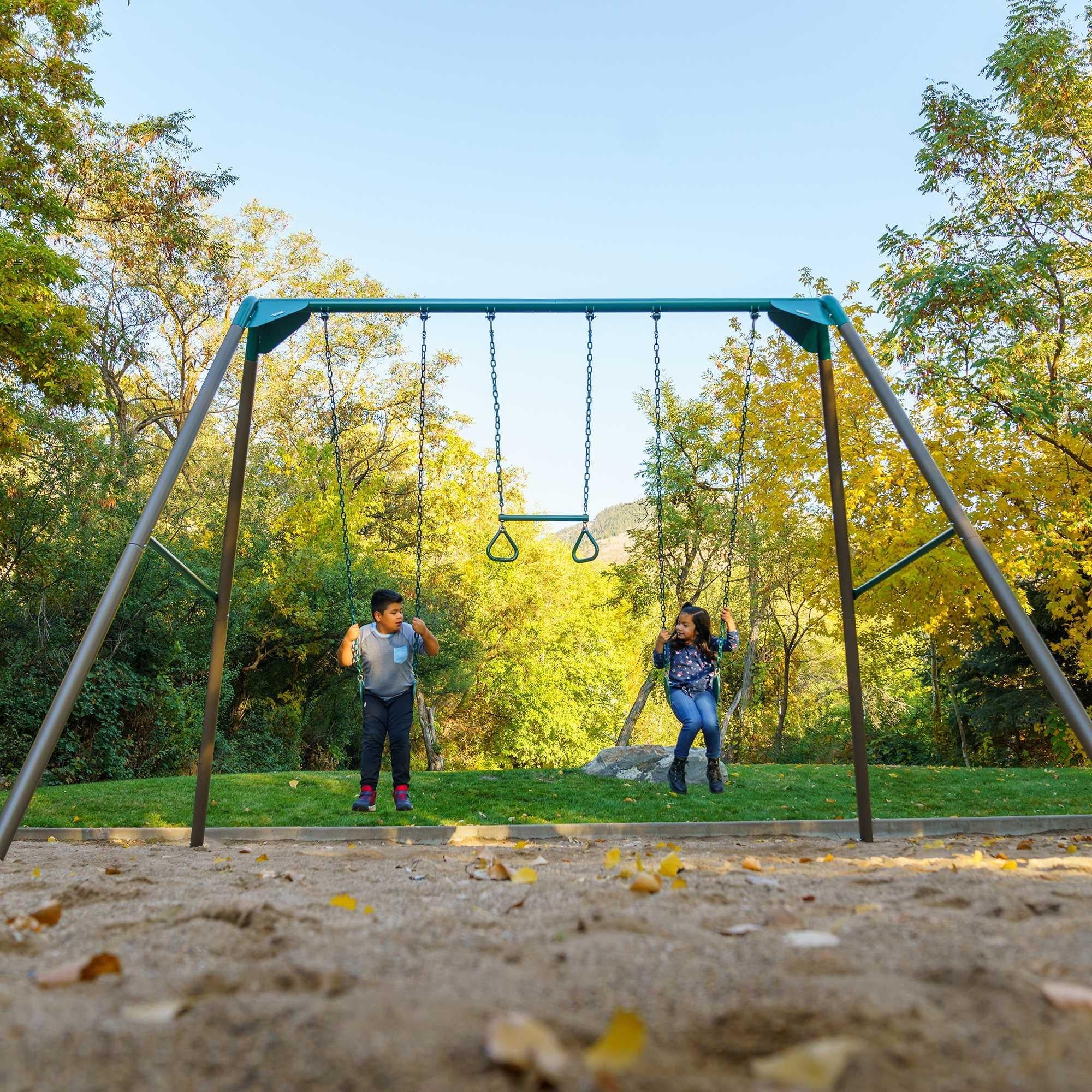 Lifetime Metal Swing Set (Earthtone) - 91137