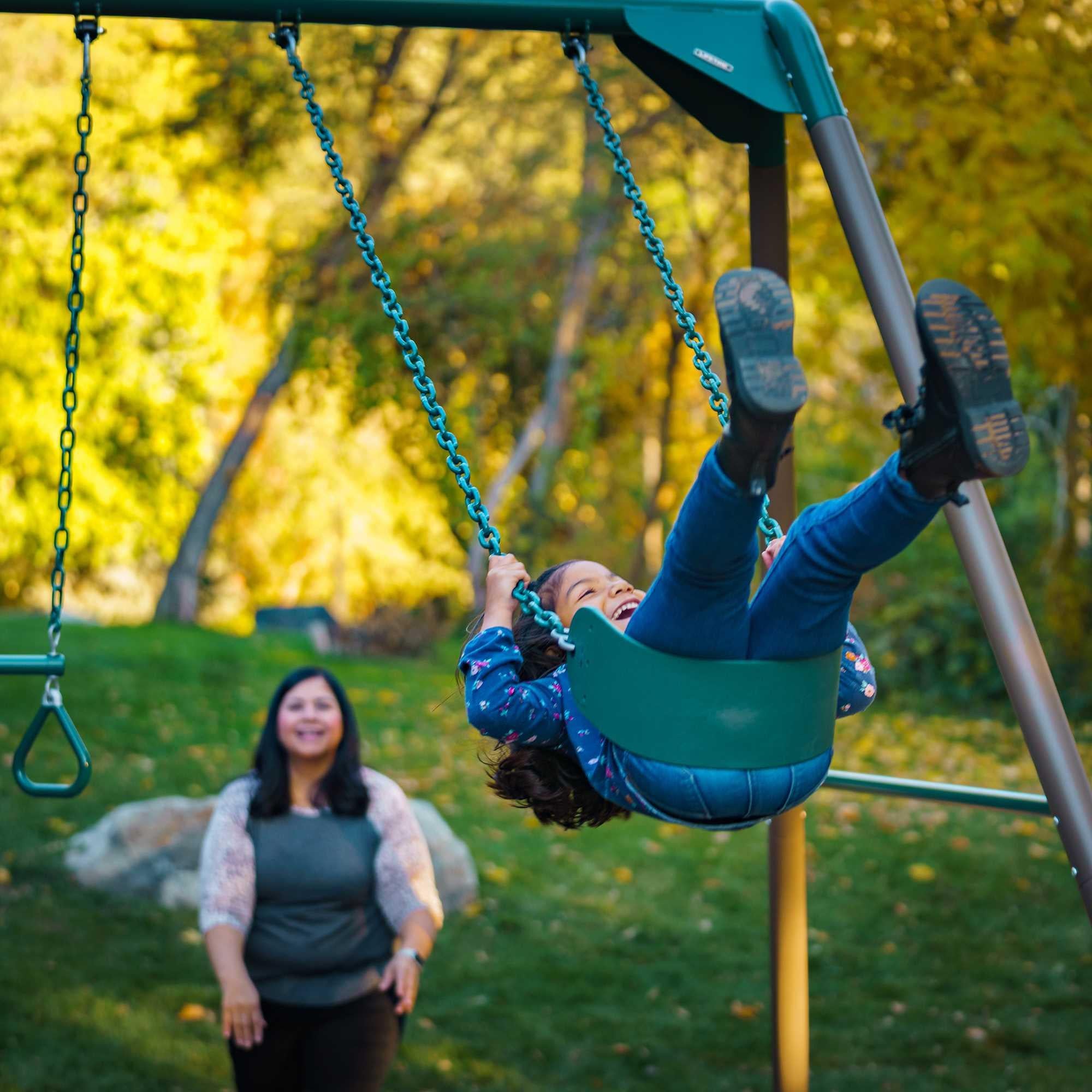 Lifetime Metal Swing Set (Earthtone) - 91137