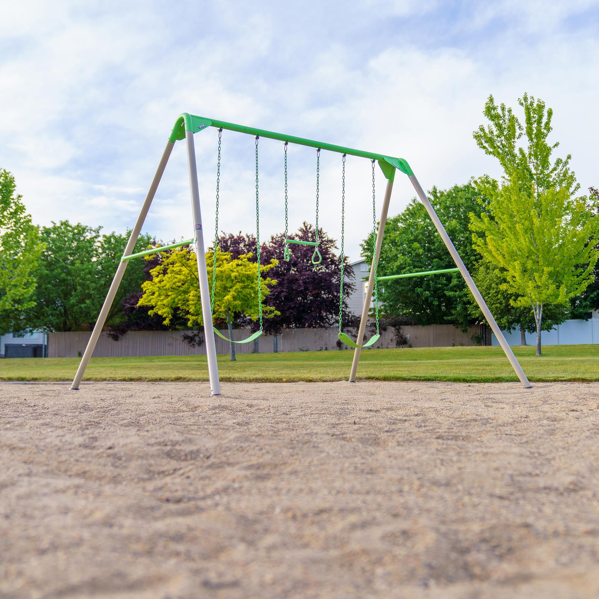 Lifetime Metal Swing Set (Spring Green) - 91206