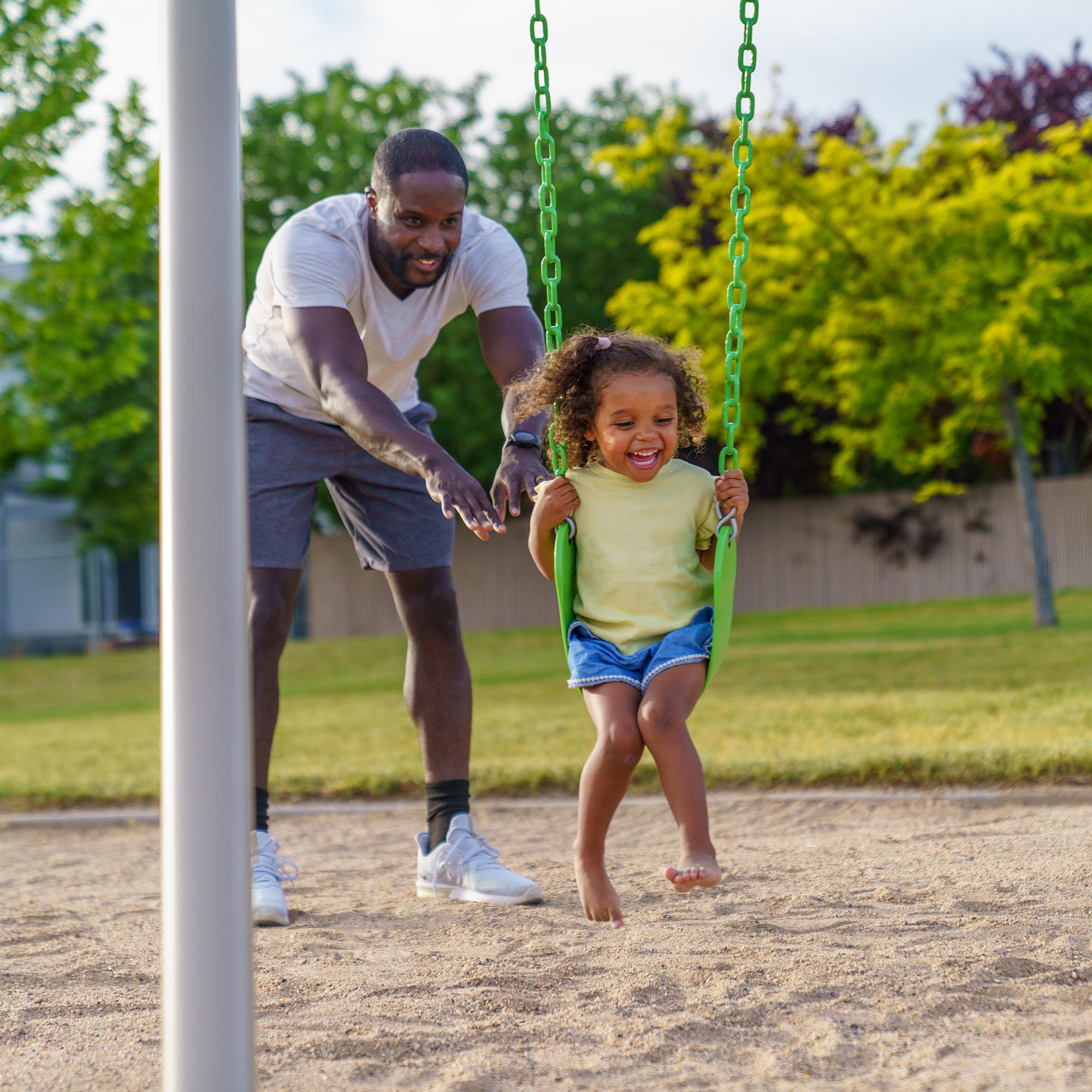 Lifetime Metal Swing Set (Spring Green) - 91206