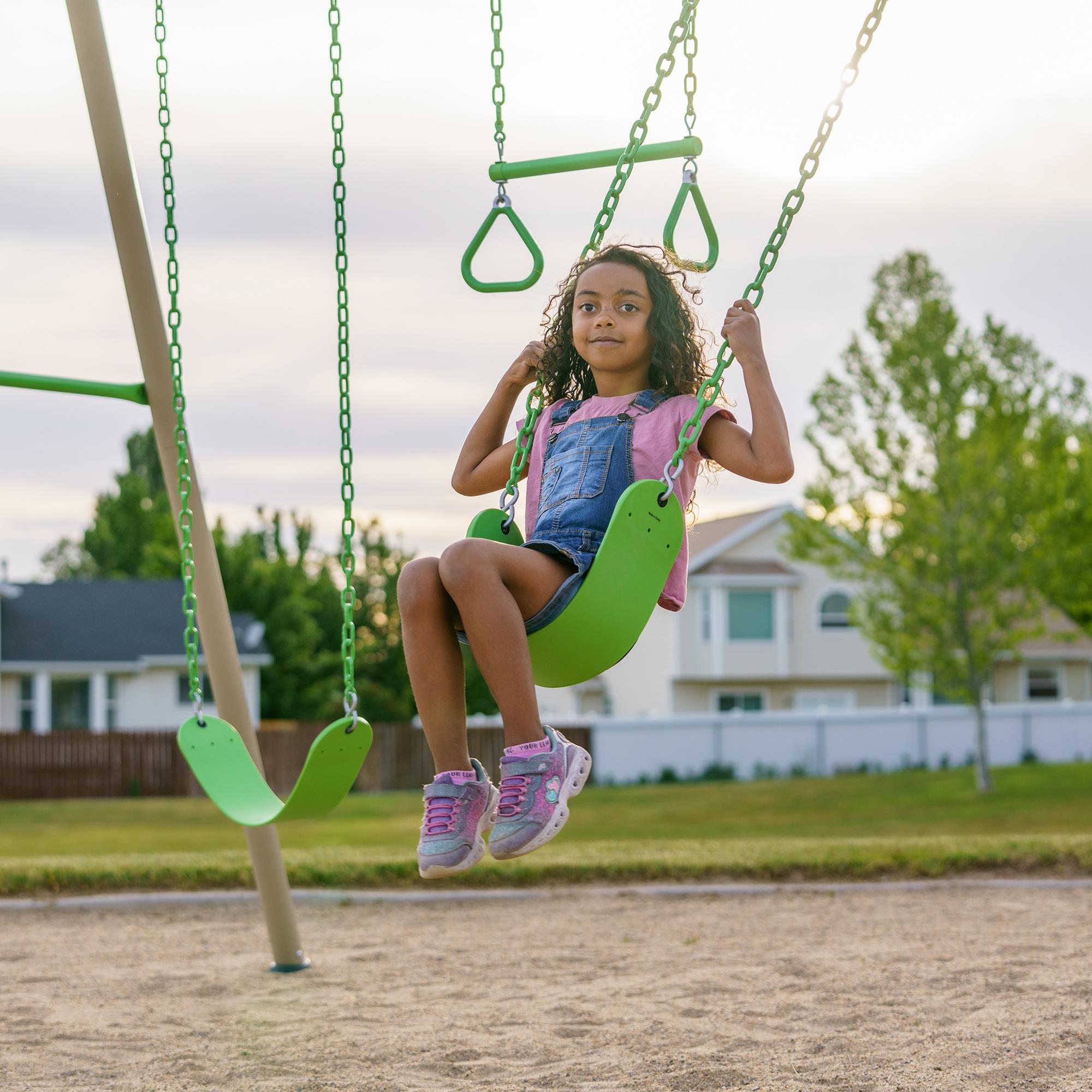 Lifetime Metal Swing Set (Spring Green) - 91206