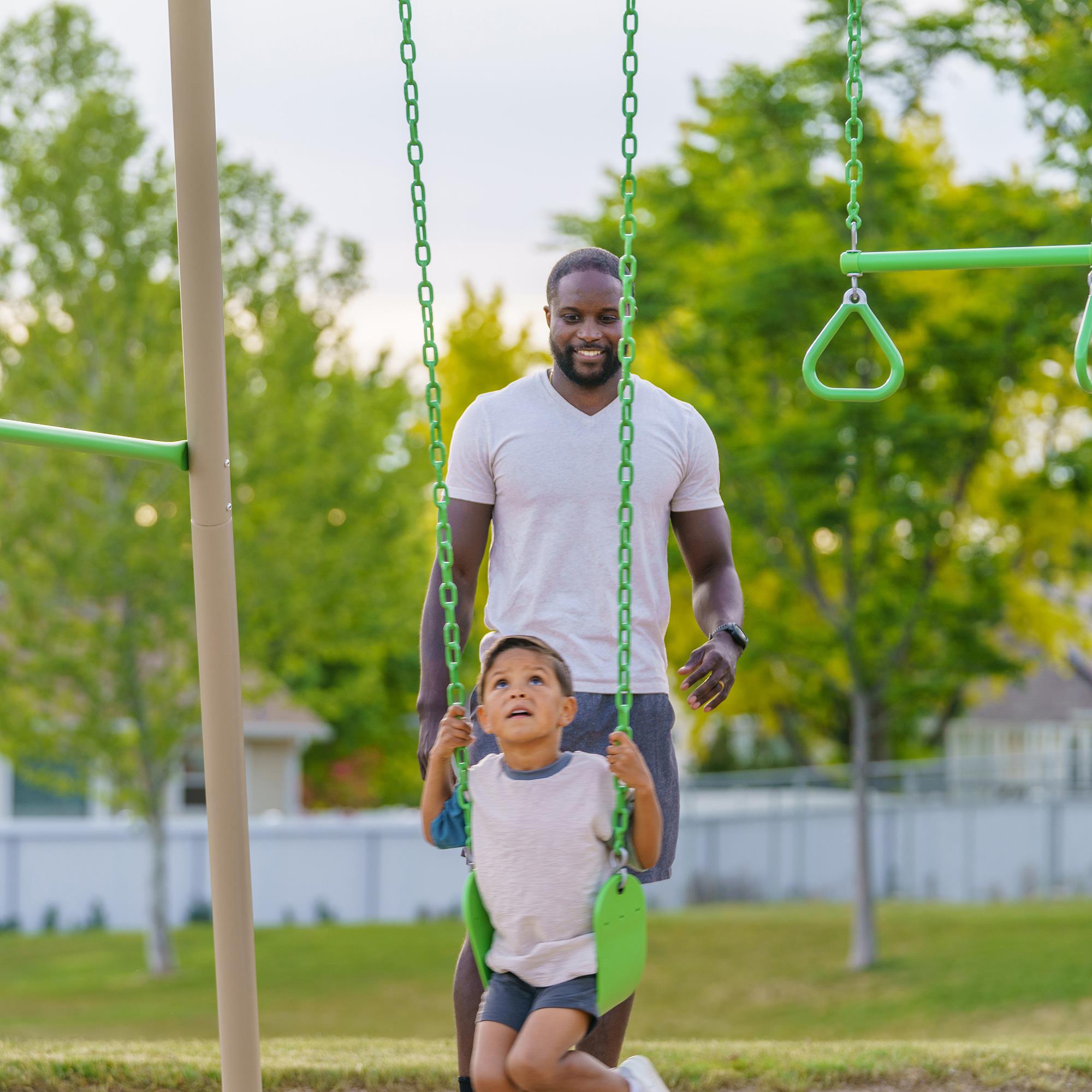 Lifetime Metal Swing Set (Spring Green) - 91206