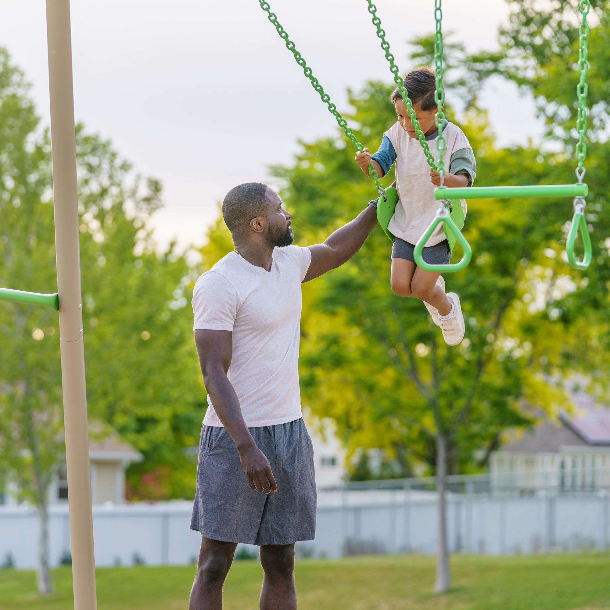 Lifetime Metal Swing Set (Spring Green) - 91206