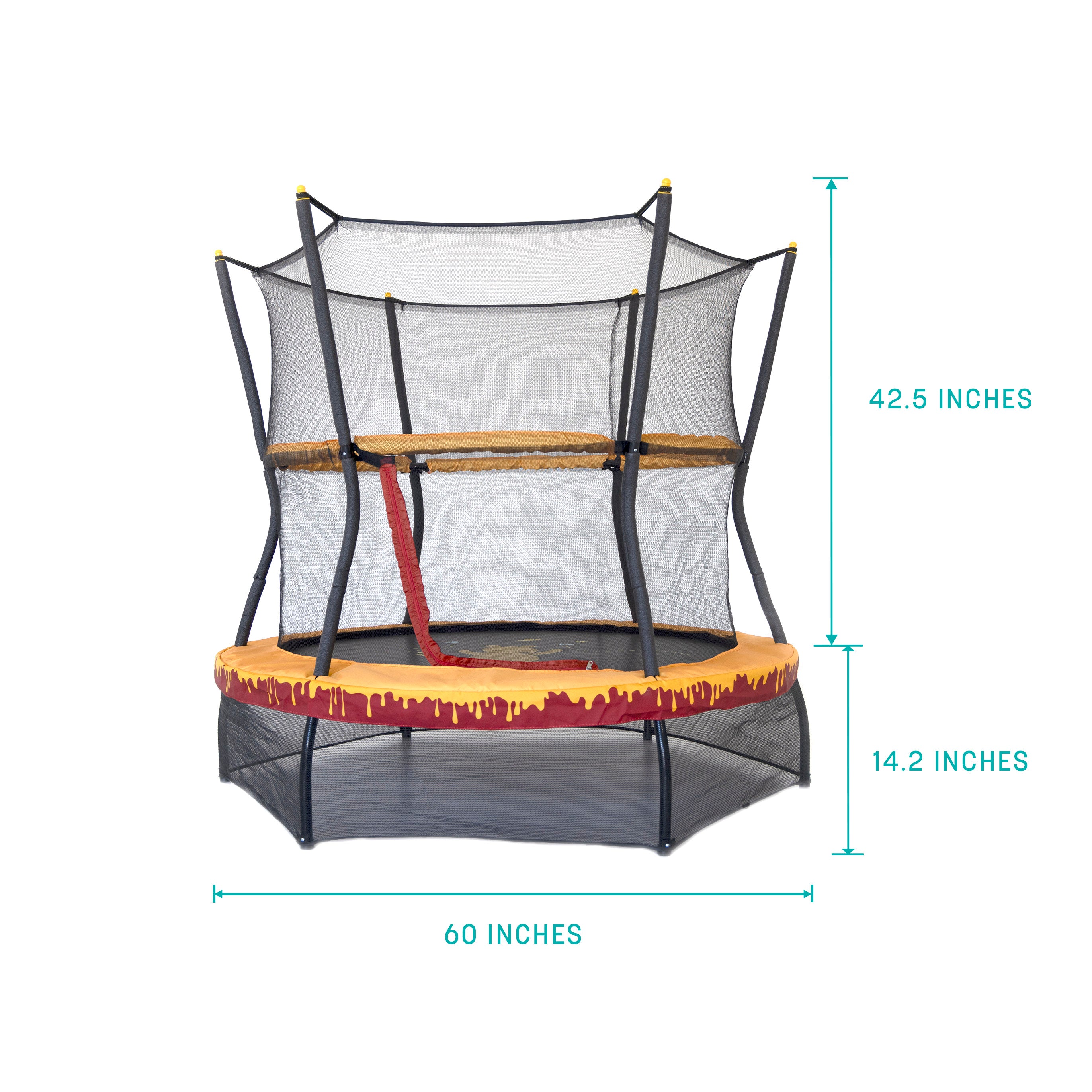 Skywalker Trampolines 60in Winnie the Pooh Mini Trampoline for Kids