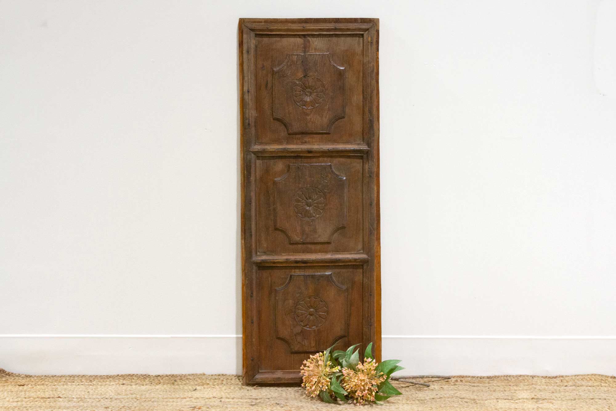 1700's Basque Carved Wall Panel