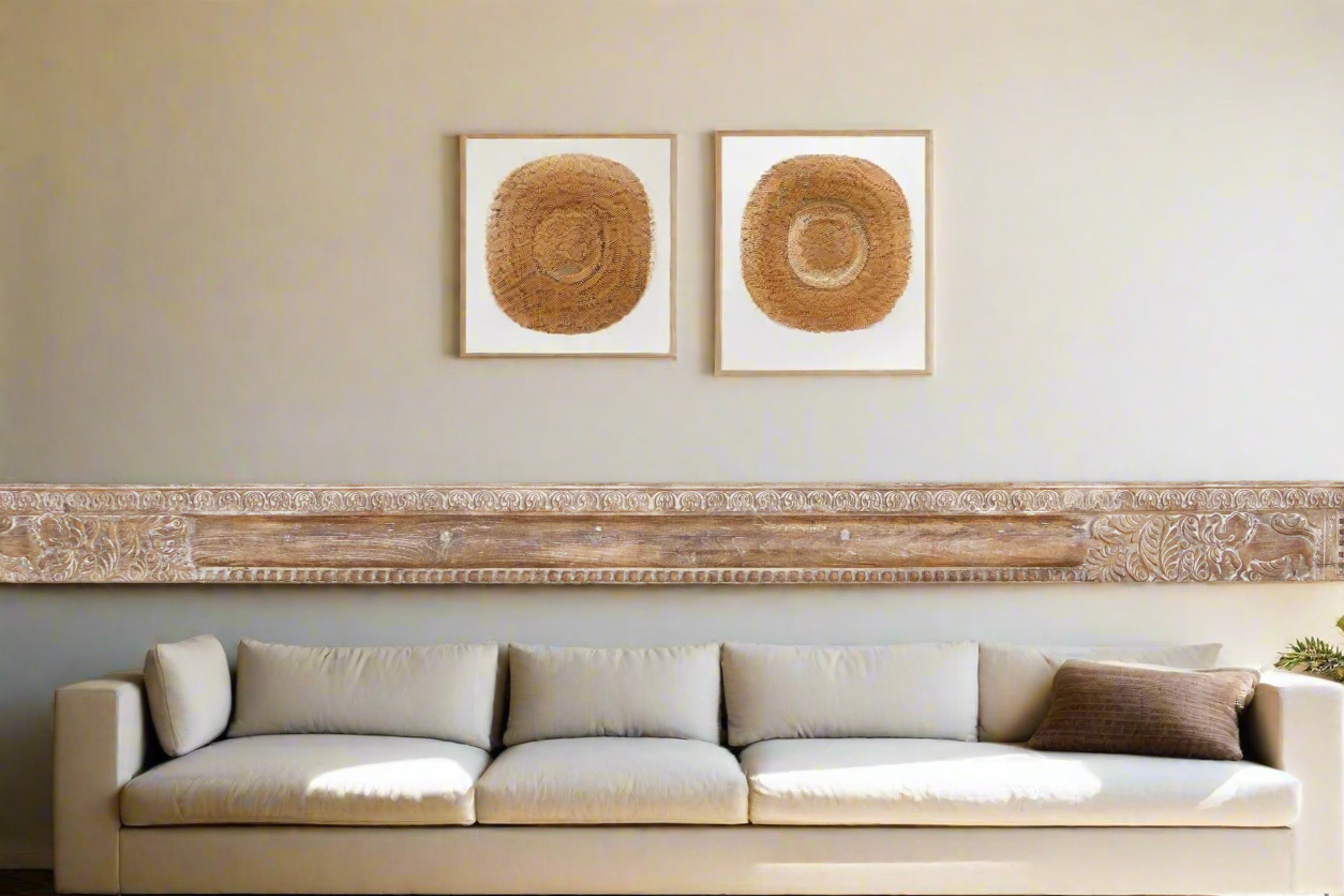 1800's Indo-Portuguese Architectural Beam