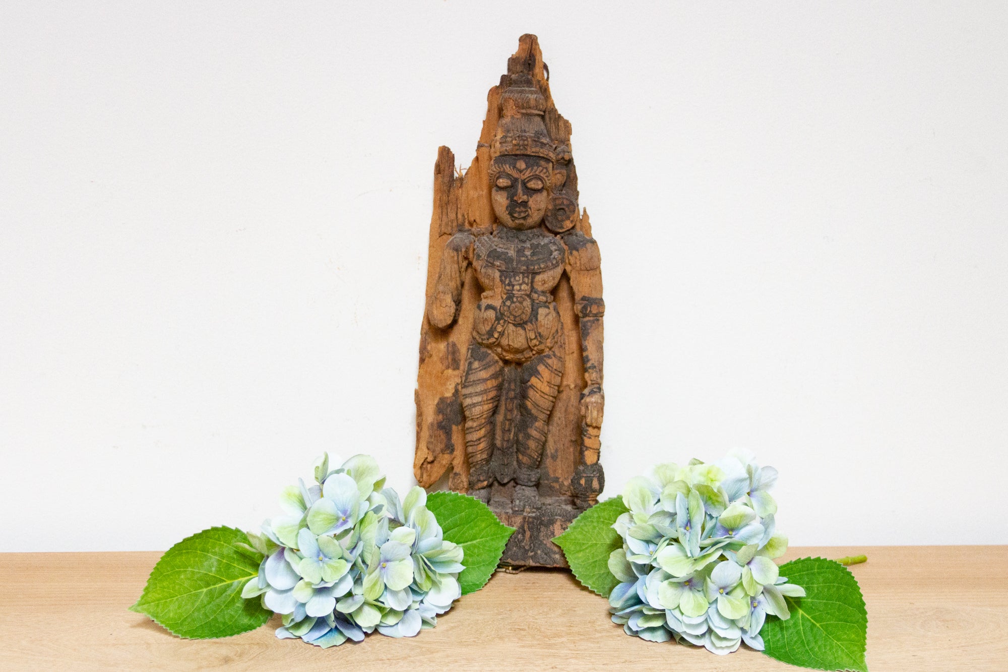 18th Century Carved Indian Statue