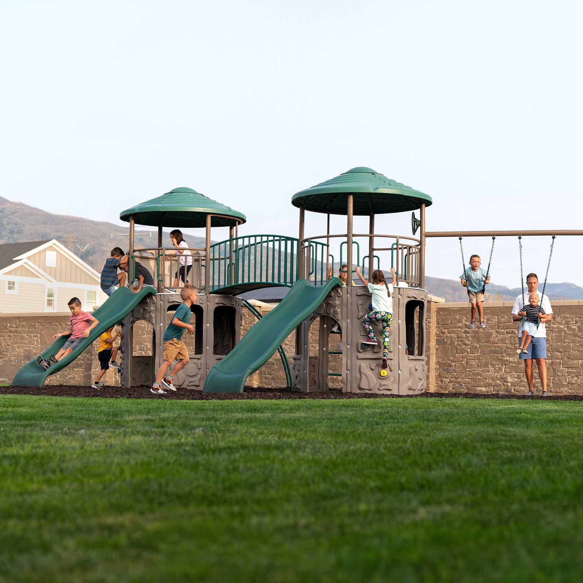 Lifetime Double Adventure Tower with Monkey Bars - 90966