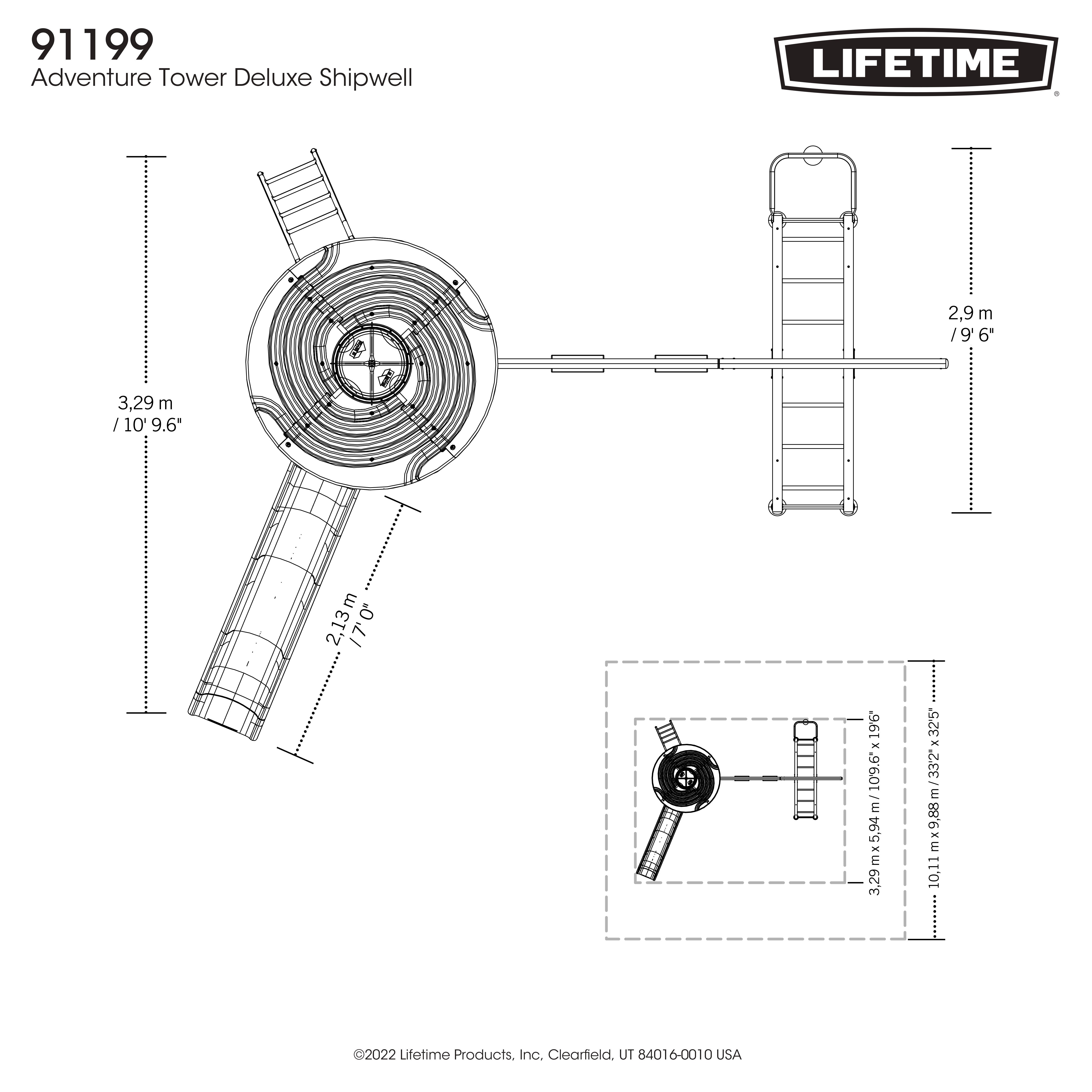 Lifetime Adventure Tower Deluxe - 91199