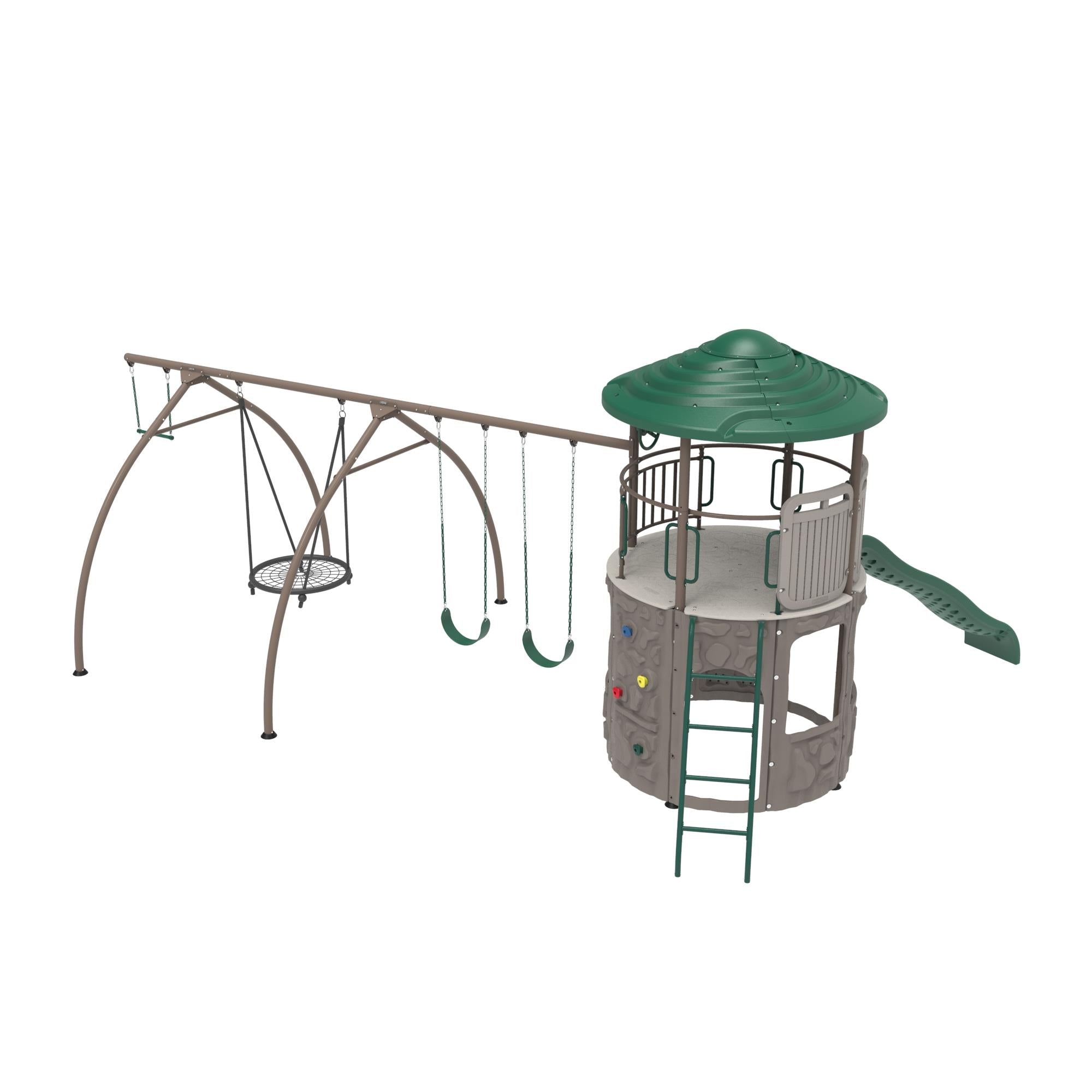 Lifetime Adventure Tower Playset with Spider Swing - 91201