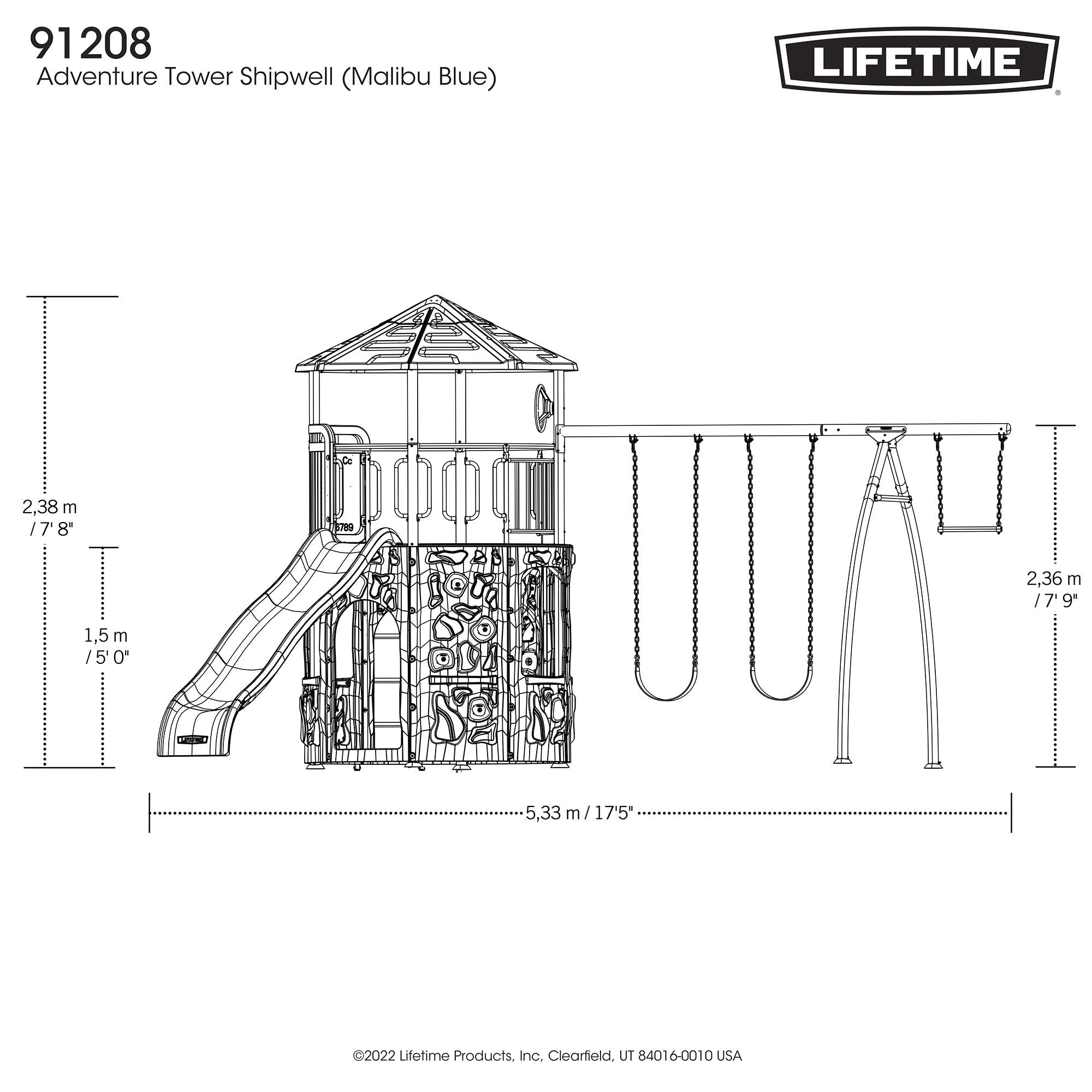 Lifetime Adventure Tower Playset - 91208