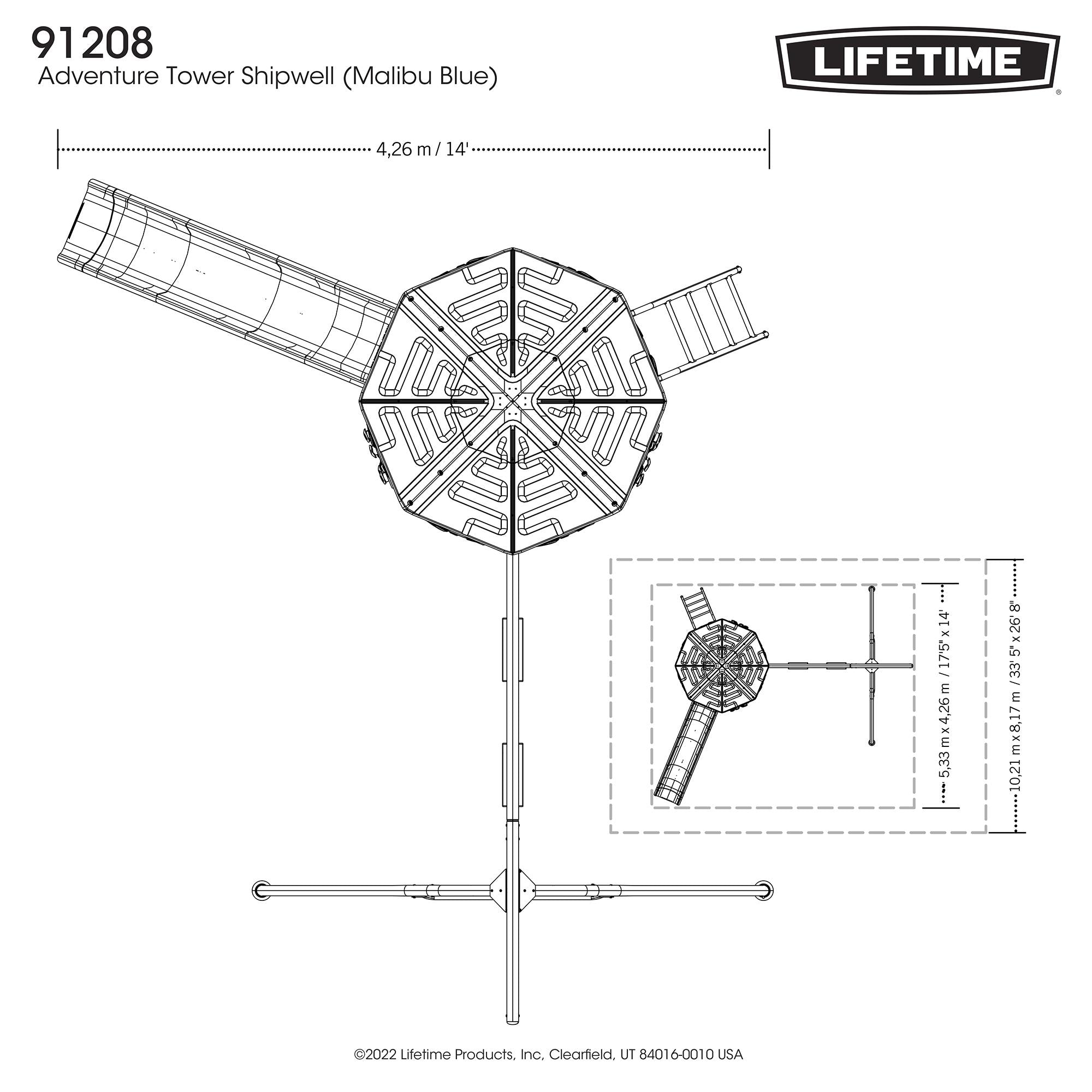 Lifetime Adventure Tower Playset - 91208