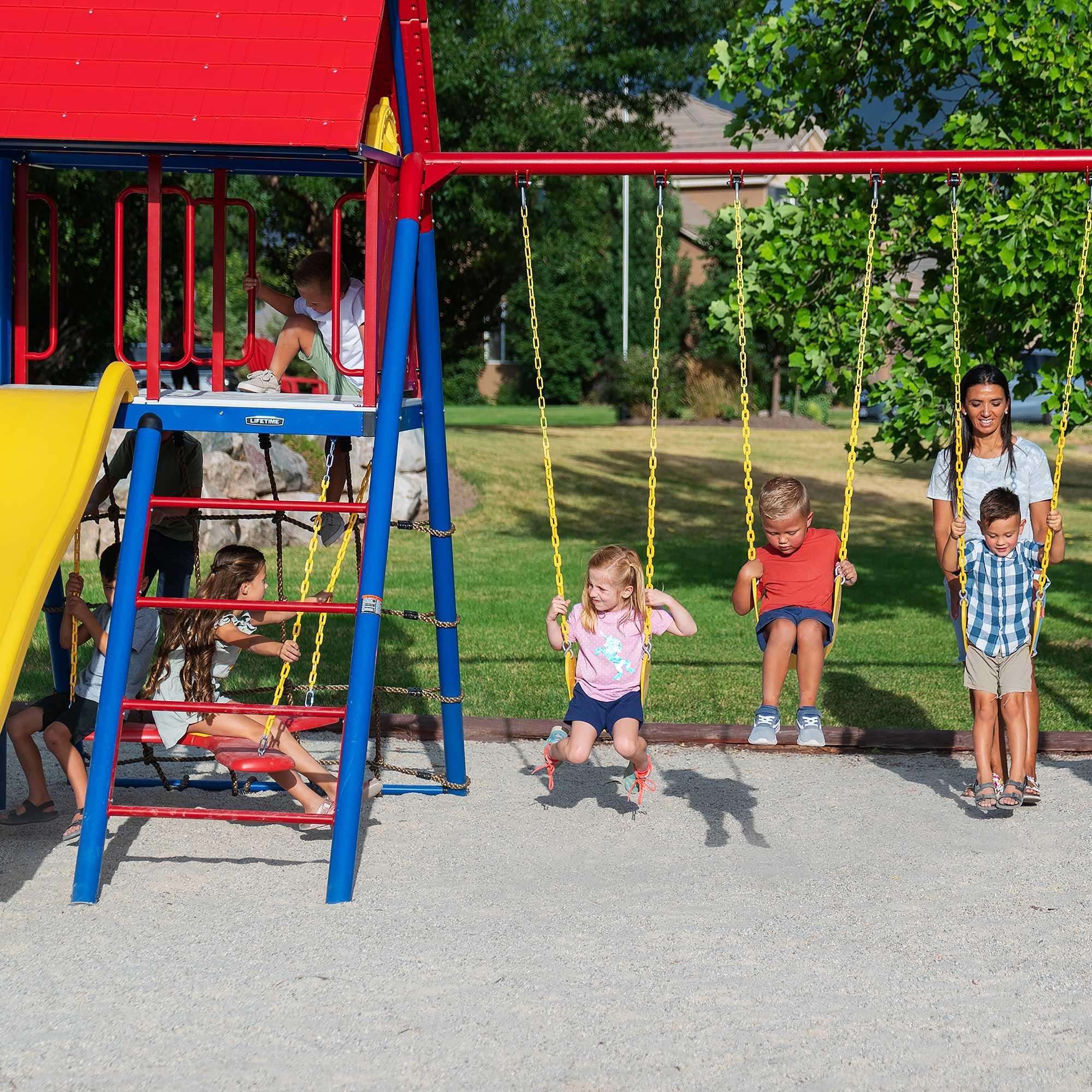 Lifetime Big Stuff Deluxe Swing Set (Primary) - 91087