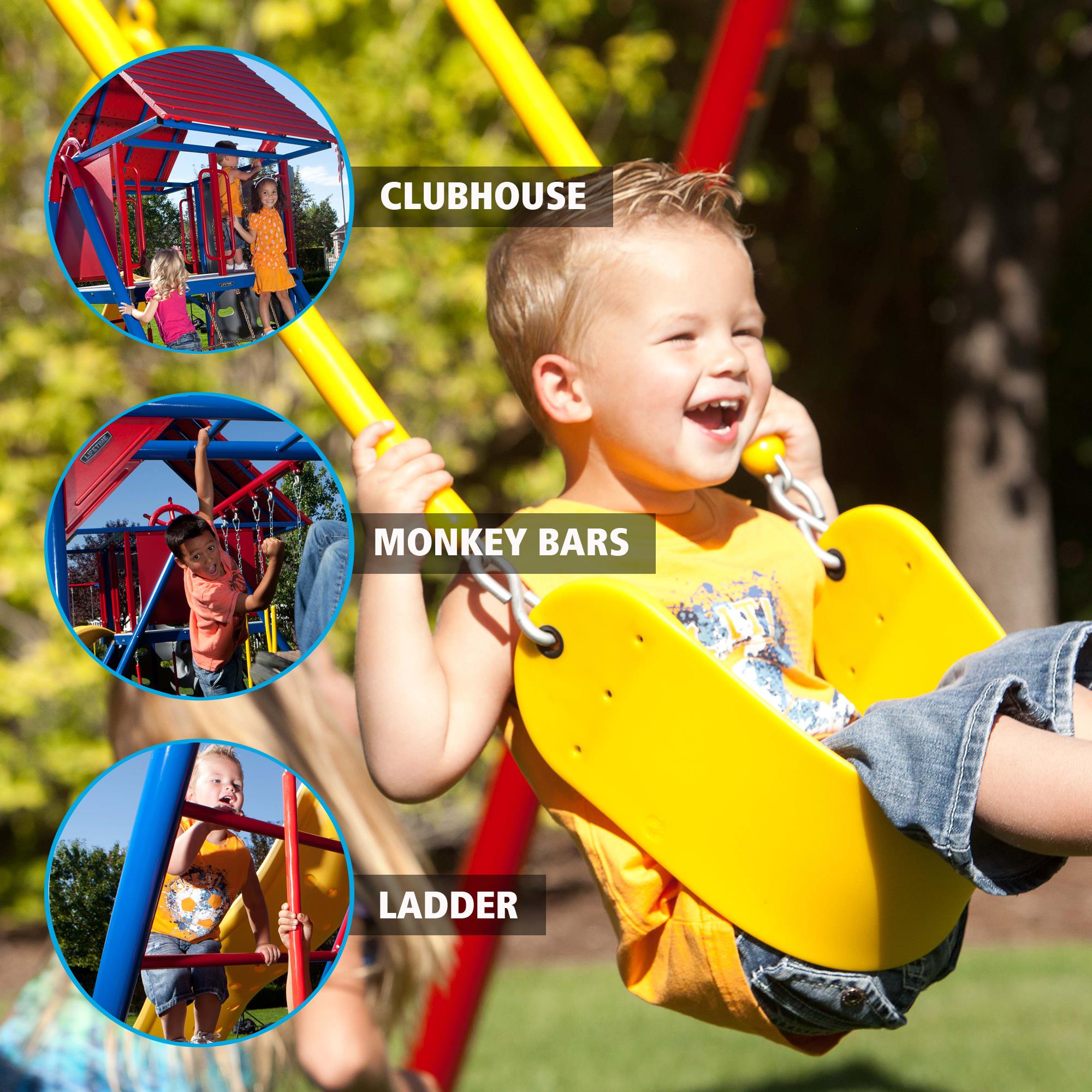 Lifetime Big Stuff Deluxe Swing Set (Primary) - 91087