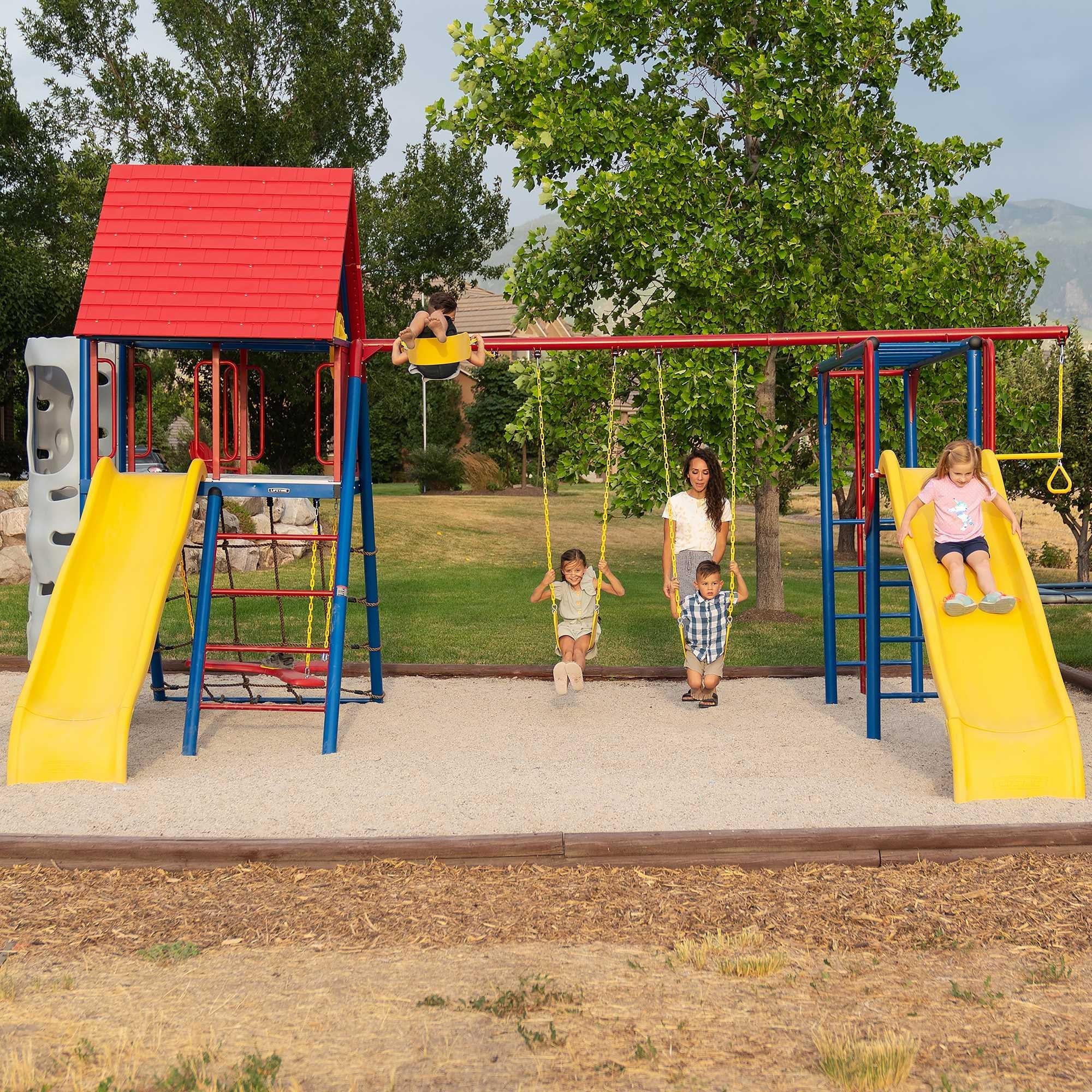 Lifetime Big Stuff Deluxe Swing Set (Primary) - 91087