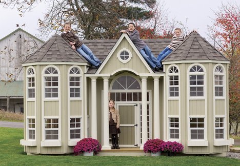 Little Cottage Co. The Grand Portico Mansion Playhouse Kit