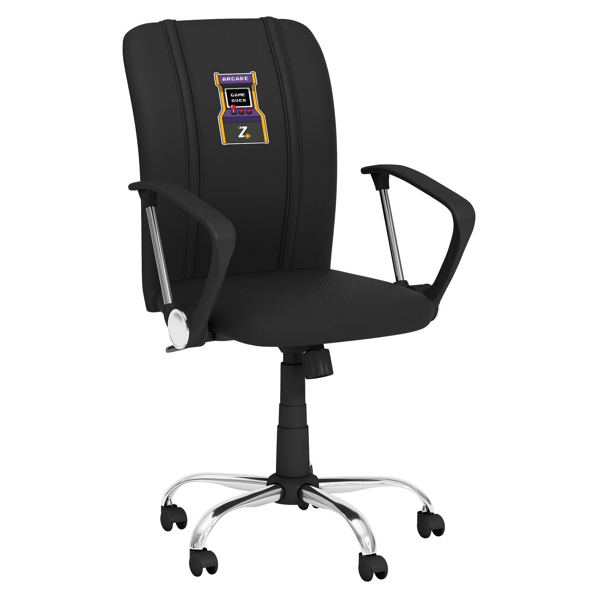 Curve Task Chair with Arcade Game Logo