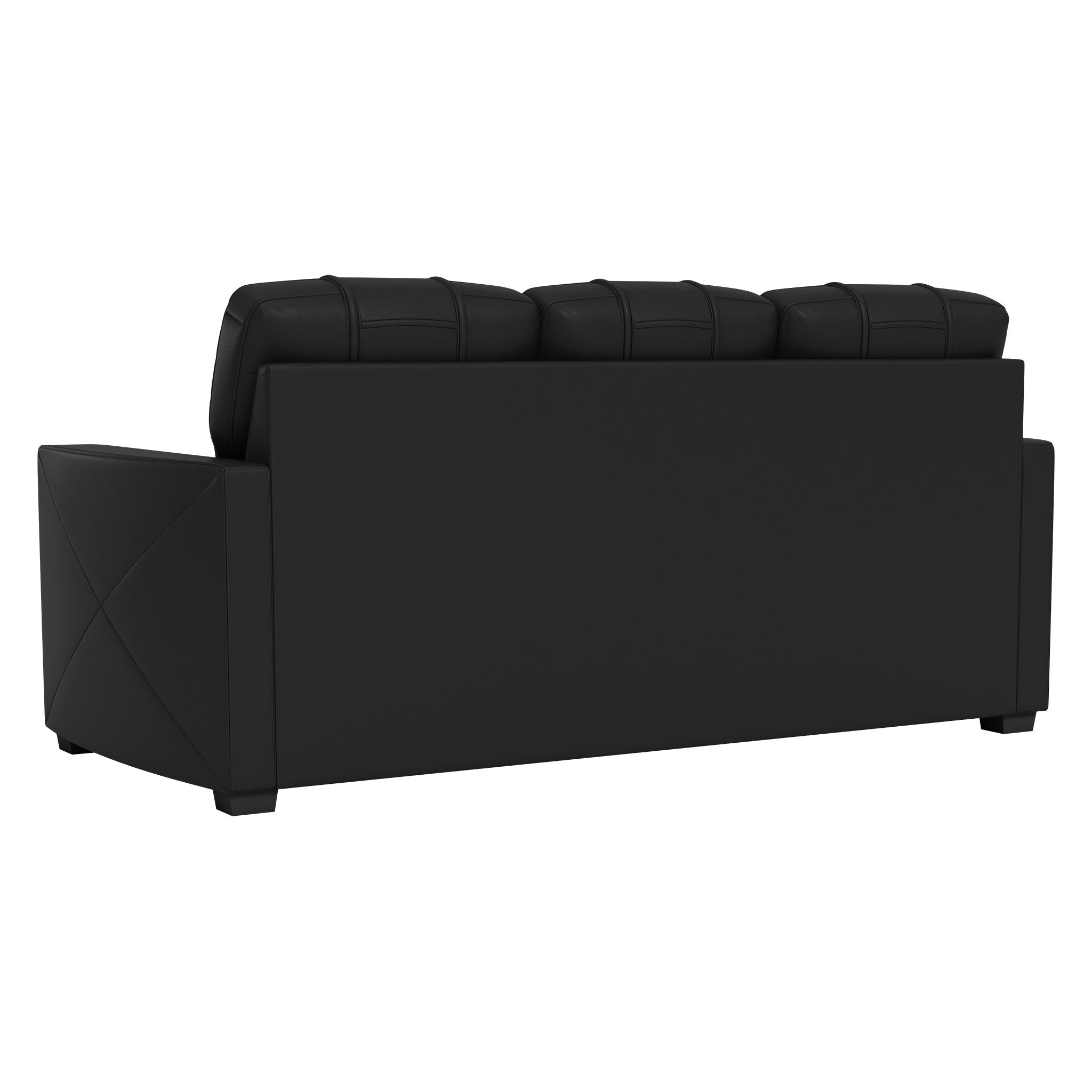 Silver Sofa with Hockey Helmet Gaming Logo