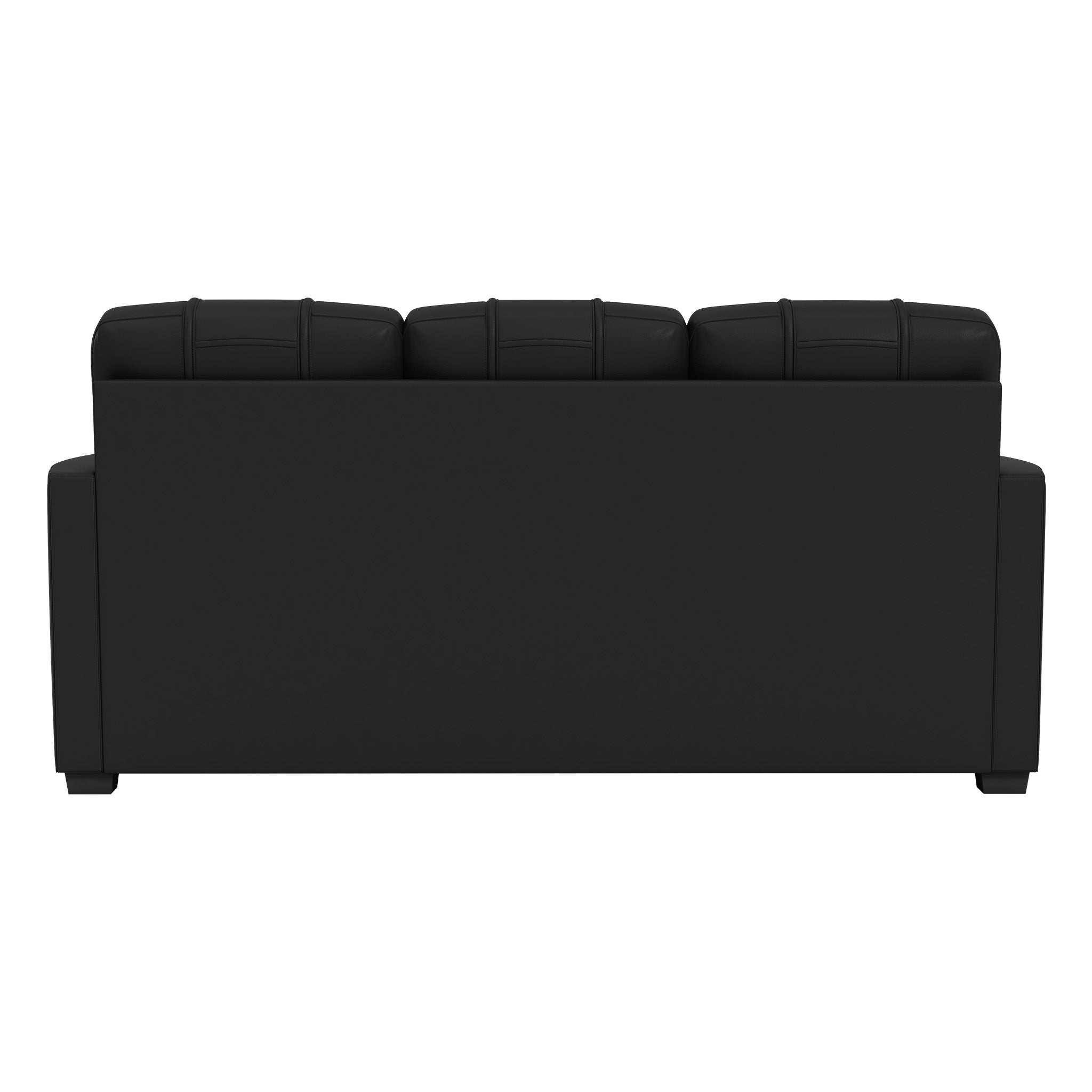 Silver Sofa with Hockey Helmet Gaming Logo