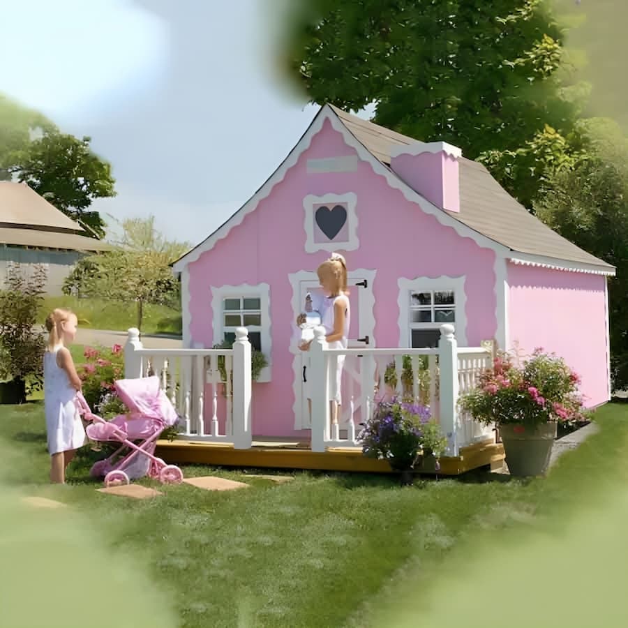 Little Cottage Co. The Gingerbread Cottage Playhouse Kit