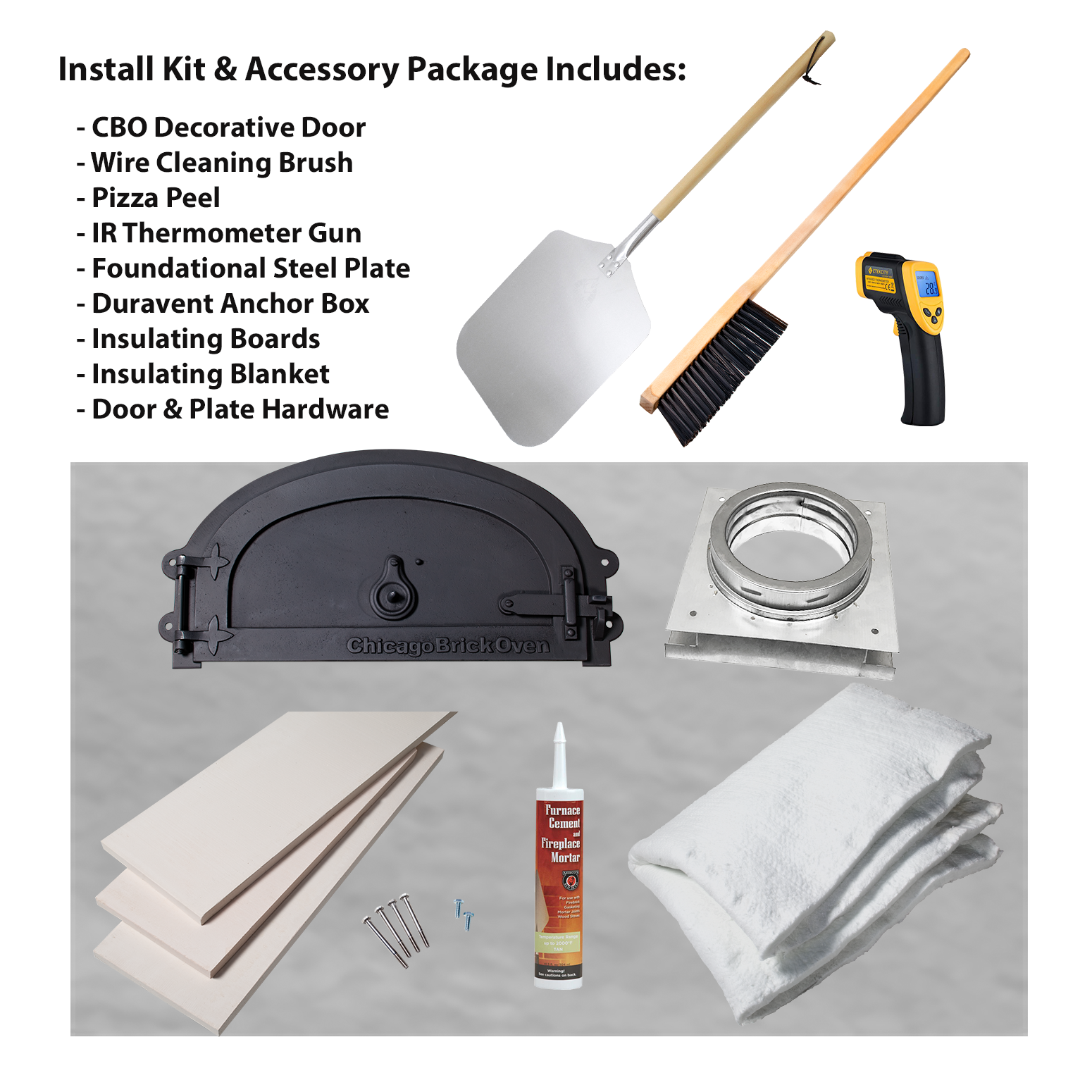 CBO 750 DIY Kit | Wood Fired Pizza Oven | Our Most Popular Bundle | 38" x 28" Cooking Surface